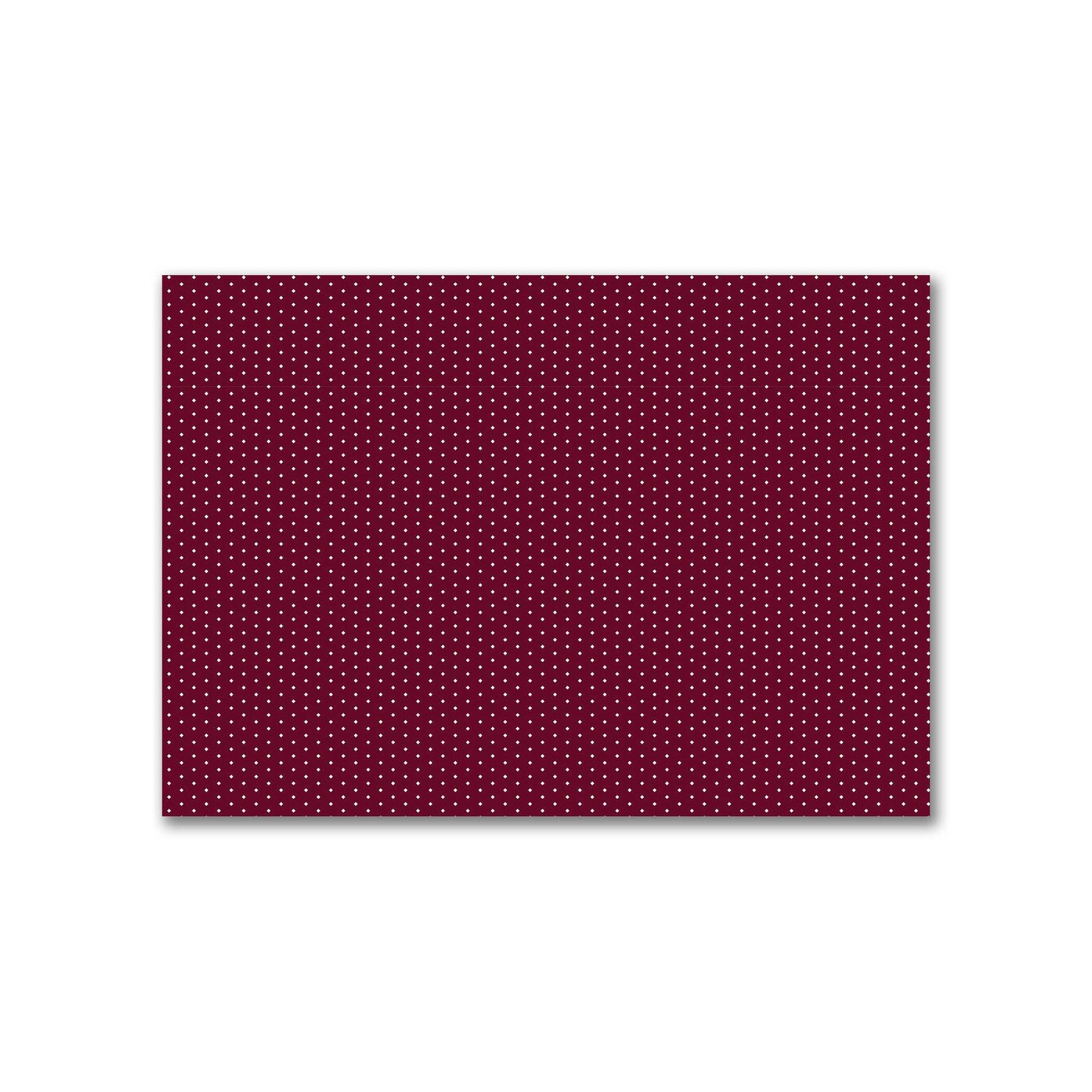 Cotton Canvas Fabric with Fine Pale Cream Diamonds on Burgundy Red, FACC-1283-112