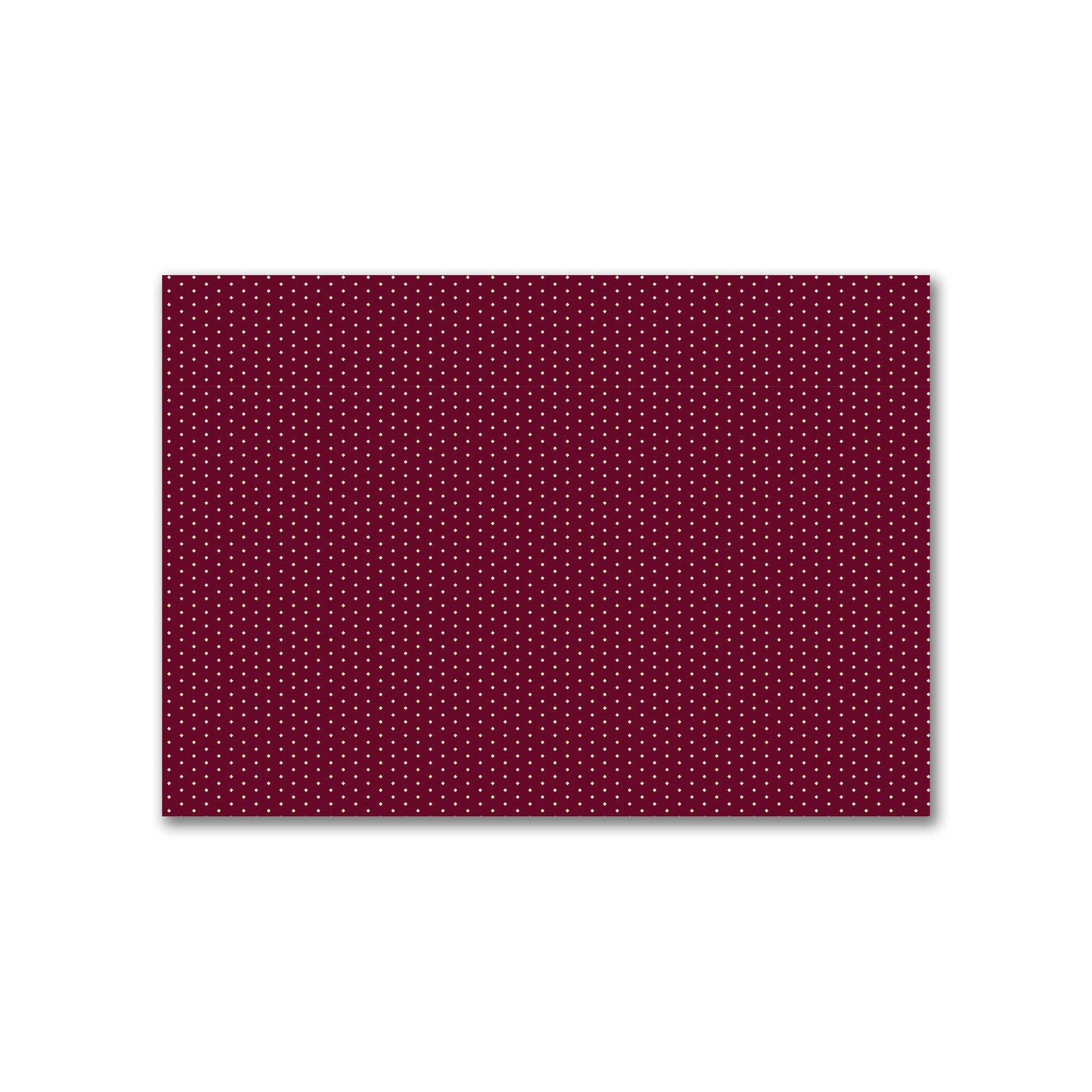 Cotton Canvas Fabric with Fine Tan Diamonds on Burgundy Red, FACC-1284-112