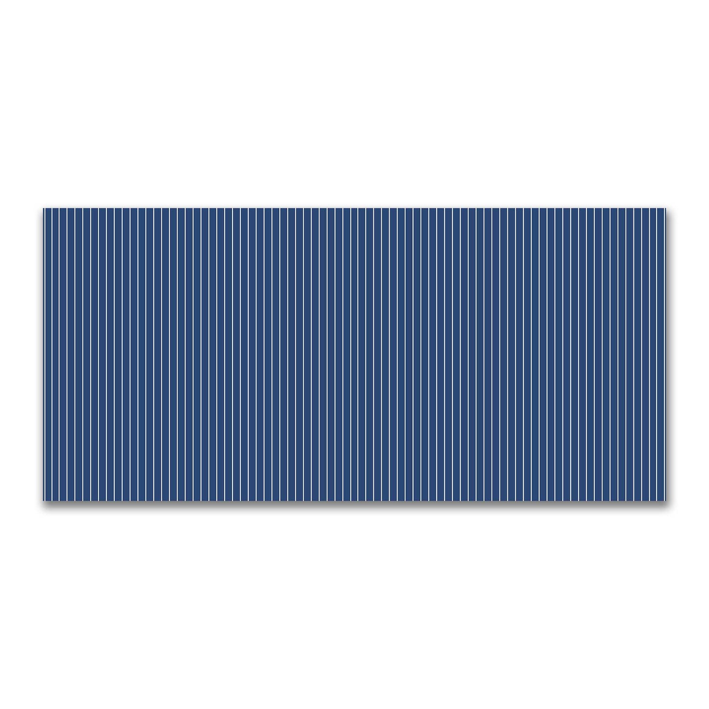 Cotton Canvas Fabric with Fine Off-white Stripes on Royal Blue, FACC-1291-152