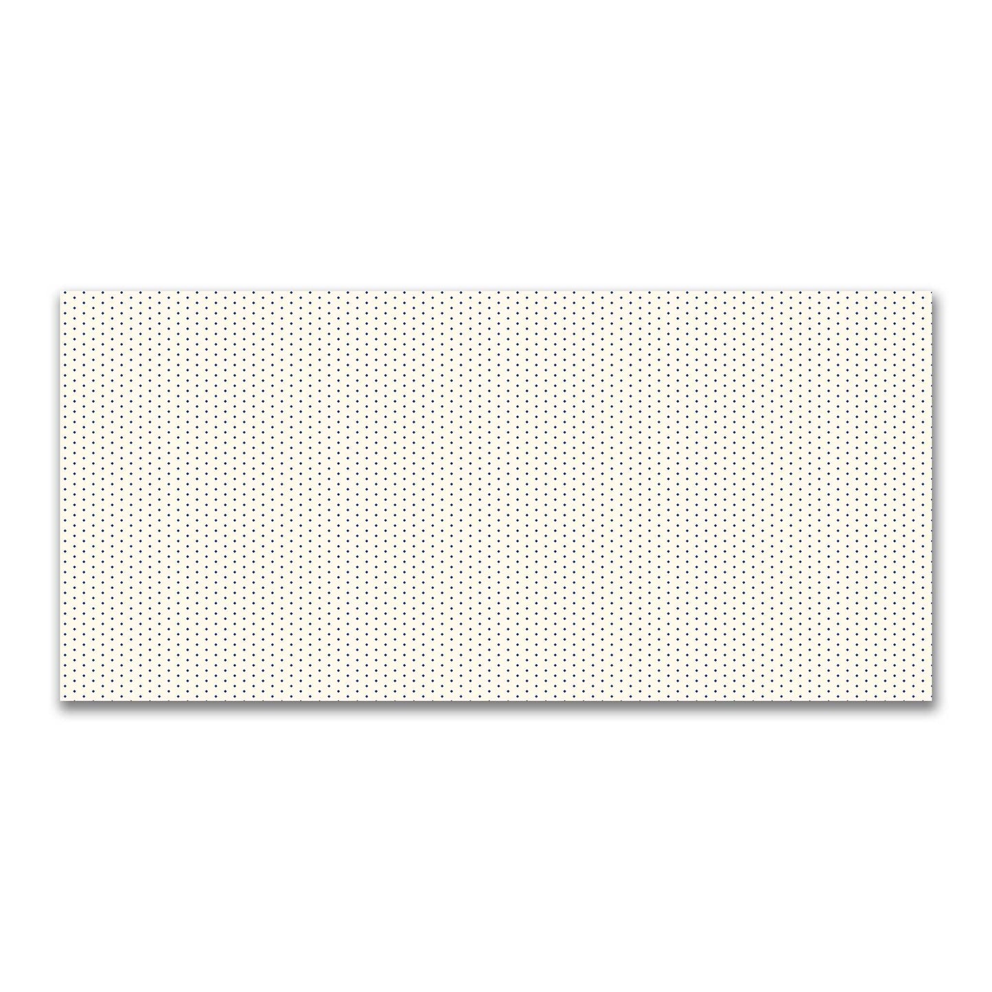 Cotton Canvas Fabric with Fine Royal Blue Diamonds on Pale Cream, FACC-1293-111