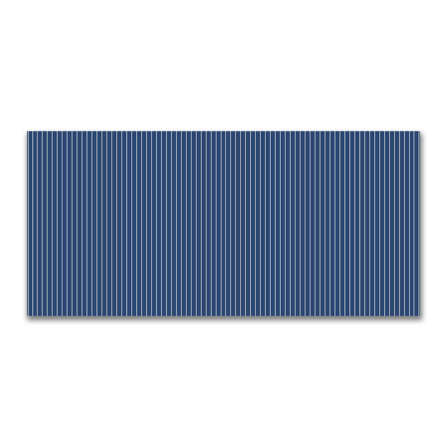Cotton Canvas Fabric with Fine Pale Cream Stripes on Royal Blue, FACC-1293-152