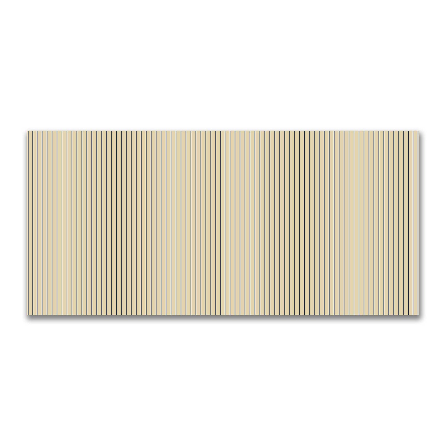 Canvas Fabric with Fine Royal Blue Stripes on Tan, FACC-1294-151