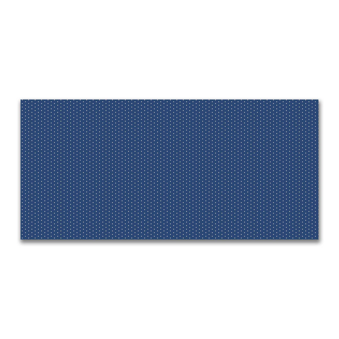 Cotton Canvas Fabric with Fine Beige Diamonds on Royal Blue, FACC-1295-112