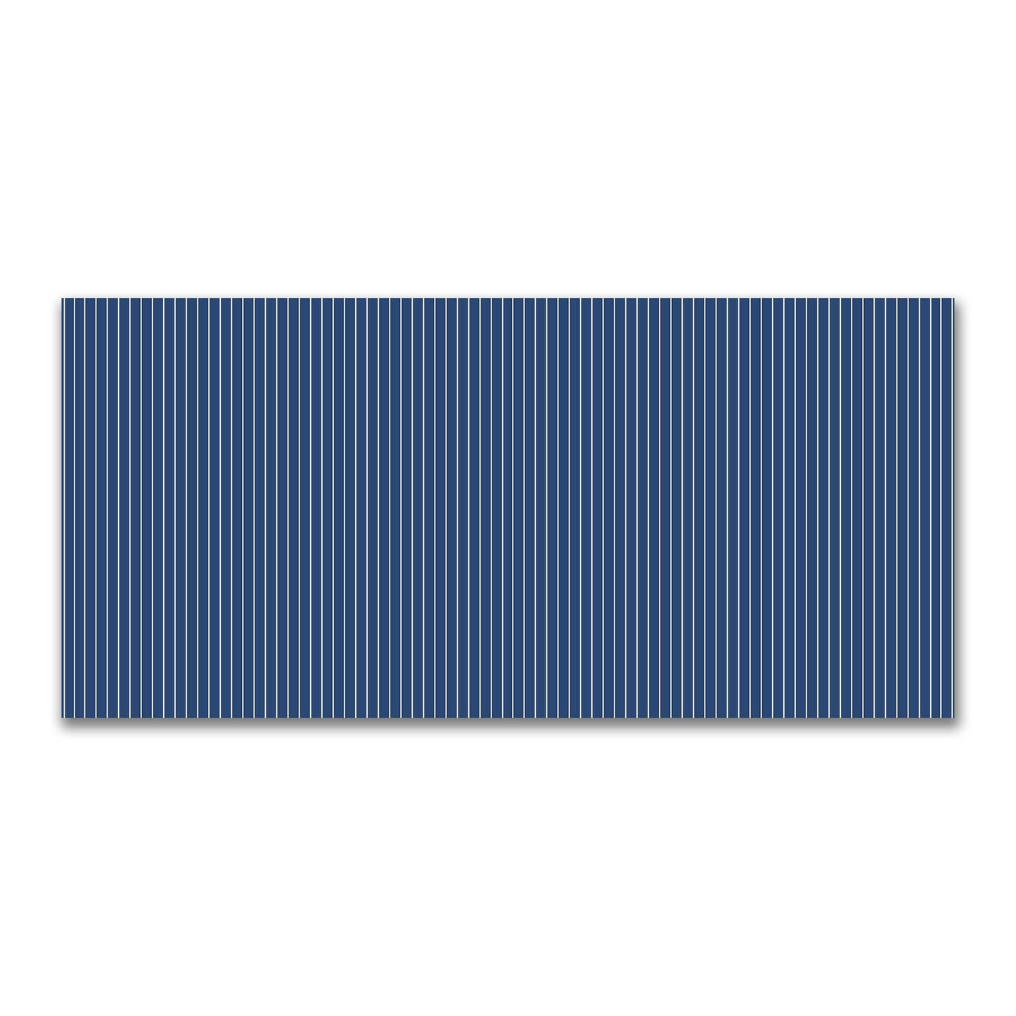 Cotton Canvas Fabric with Fine Beige Stripes on Royal Blue, FACC-1295-152