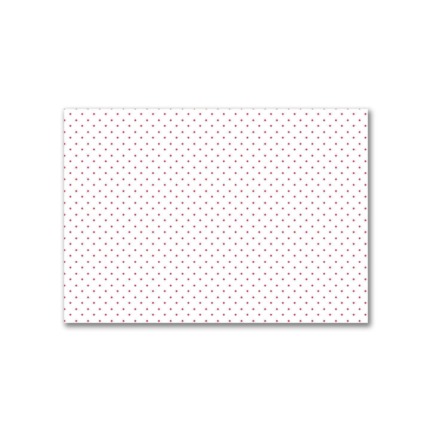 Off-White Cotton Canvas Fabric with Red Diamonds, FACC-1330-101