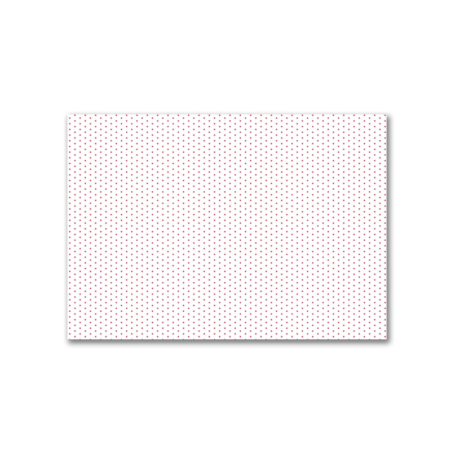 Off-White Cotton Canvas Fabric with Fine Red Diamonds, FACC-1330-111