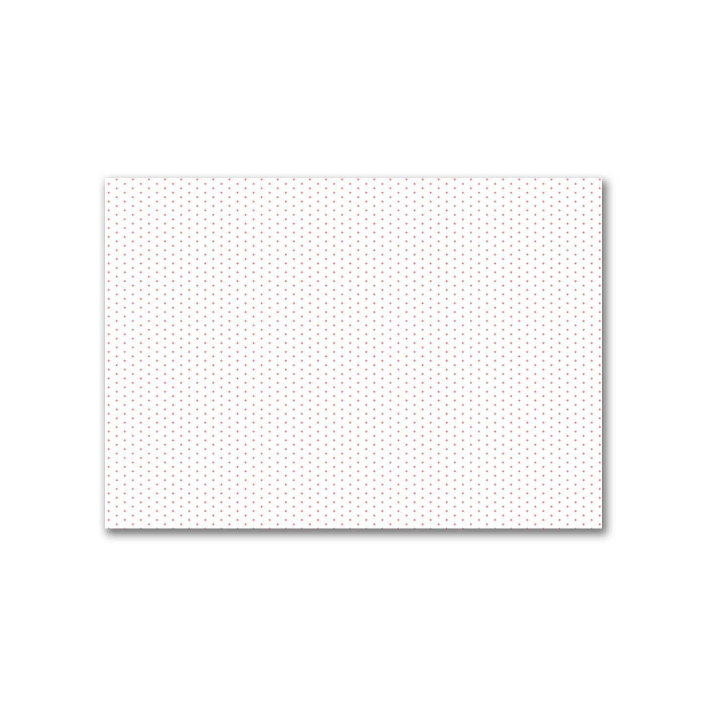 Off-White Cotton Canvas Fabric with Fine Pink Diamonds, FACC-1340-111