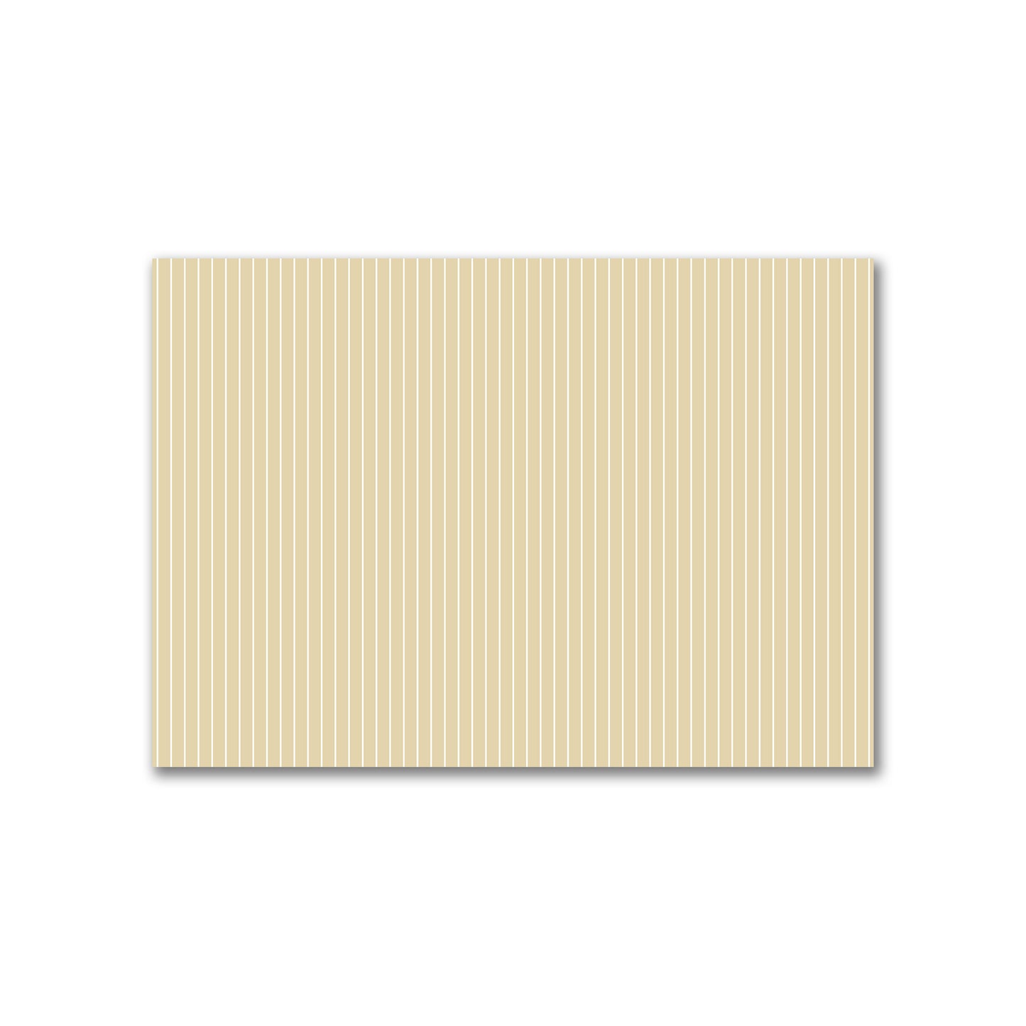 Cotton Canvas Fabric with Fine Off-White Stripes on Tan, FACC-1371-152