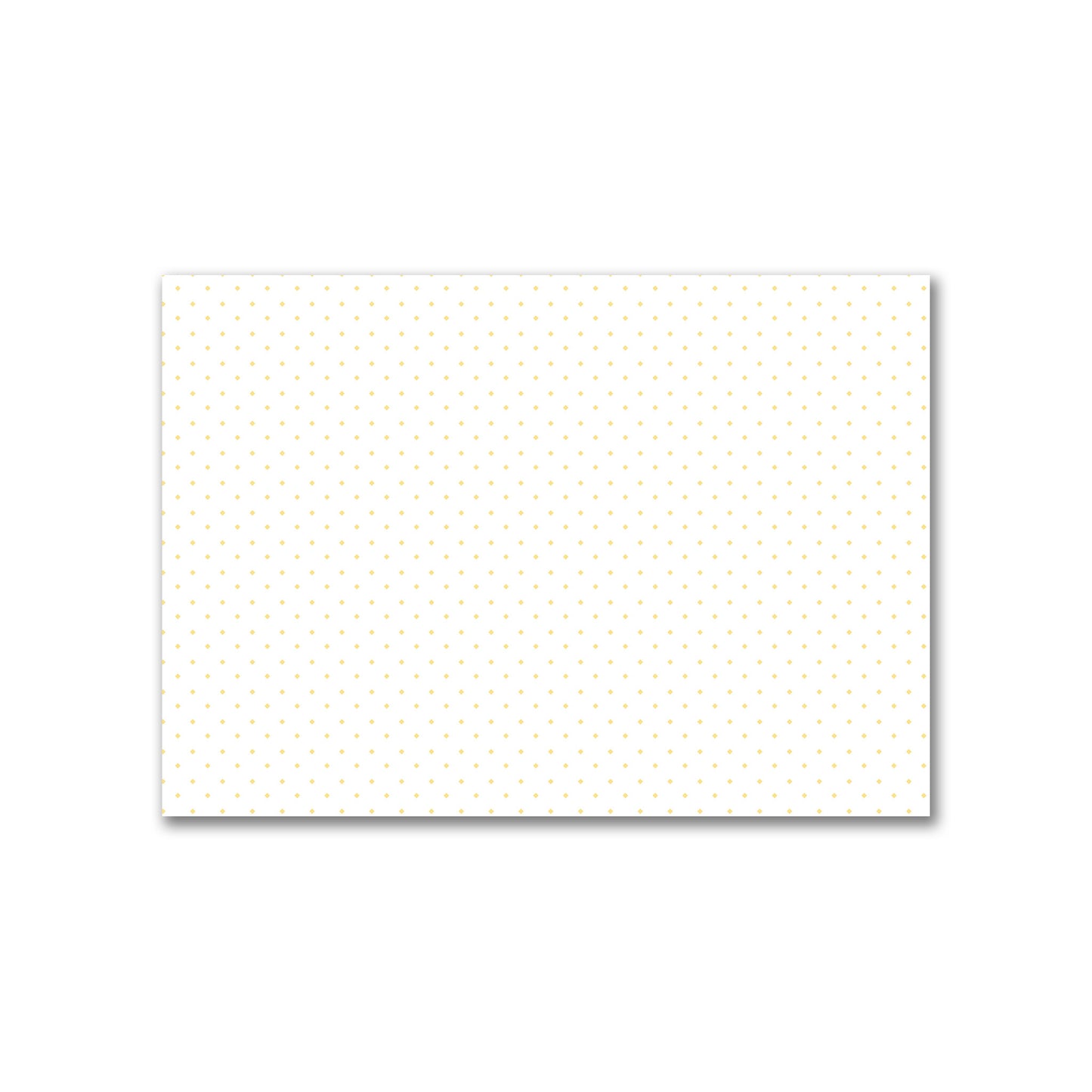 Off-White Cotton Canvas Fabric with Yellow Diamonds, FACC-1381-101