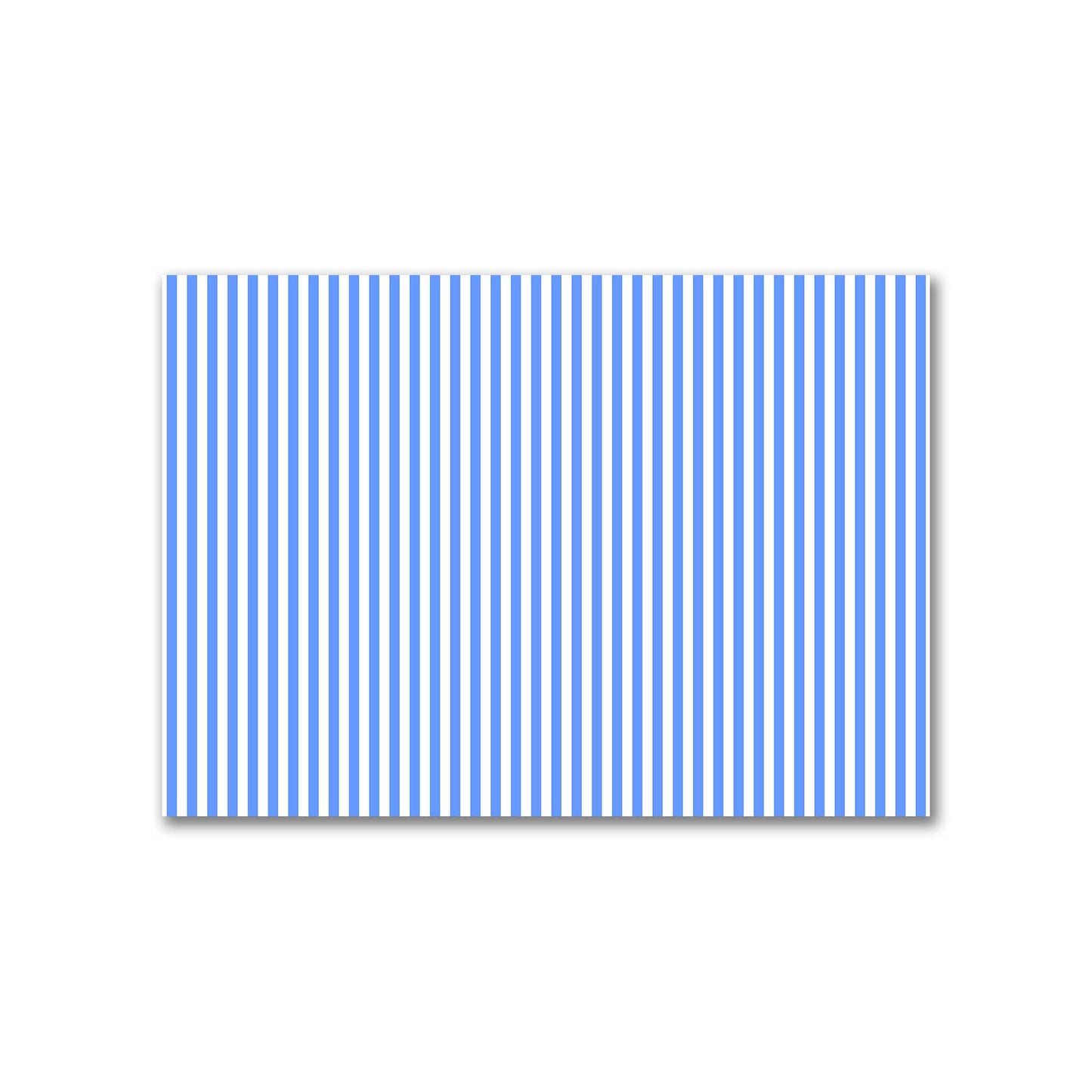 Off-White Cotton Canvas Fabric with Blue Bars, FACC-1400-051