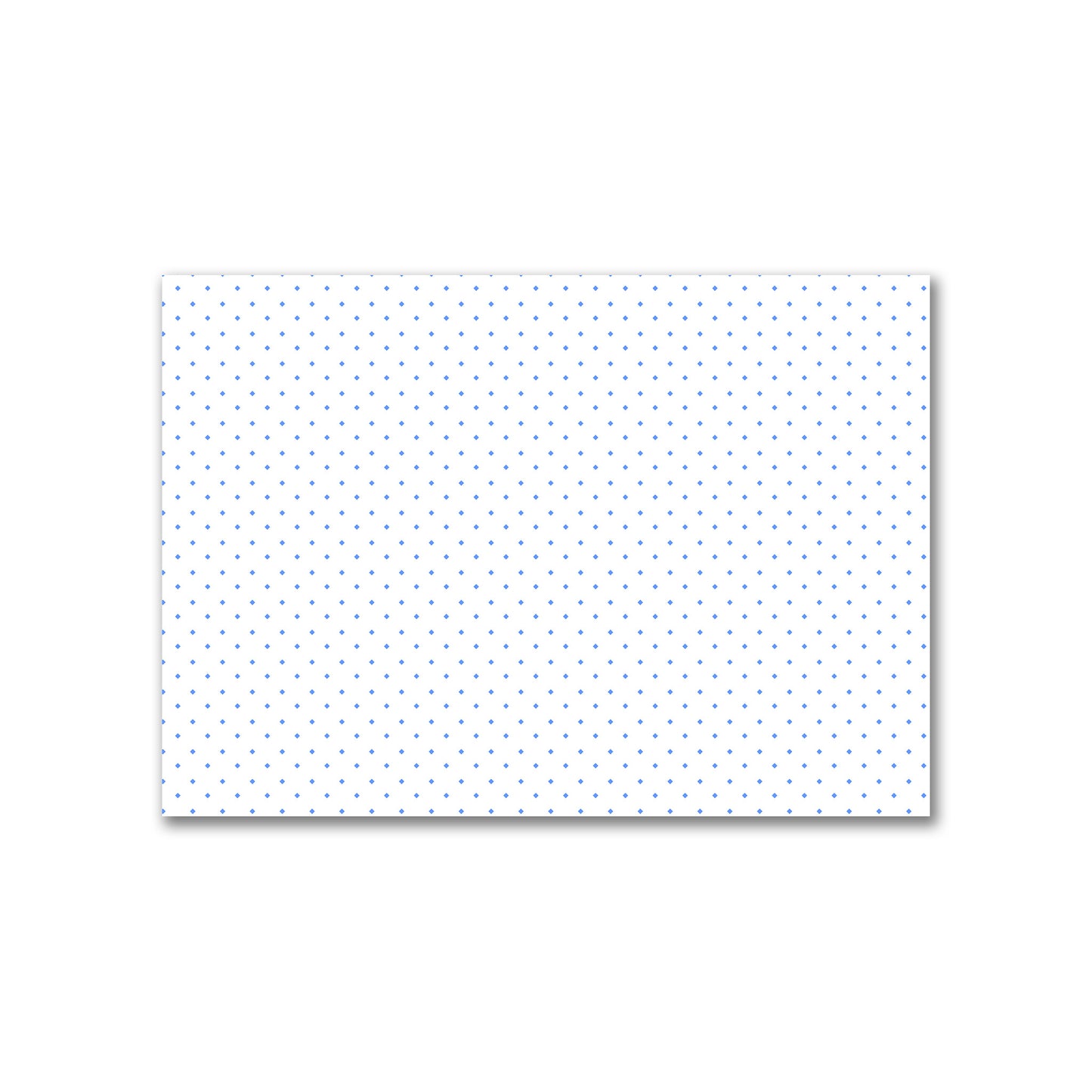 Off-White Cotton Canvas Fabric with Blue Diamonds, FACC-1400-101