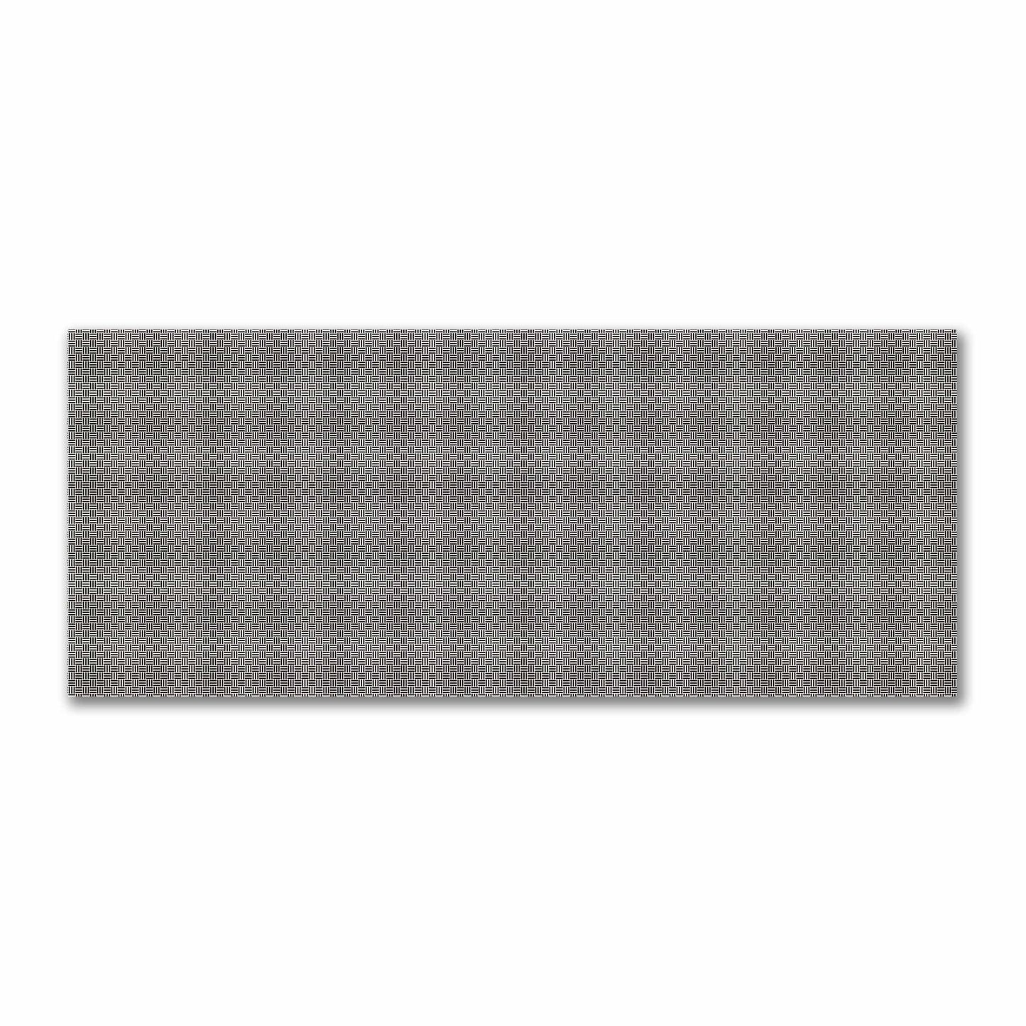 Pale Cream Cotton Sateen Fabric with Black Double Weave Motif Print | FACS-1013-144