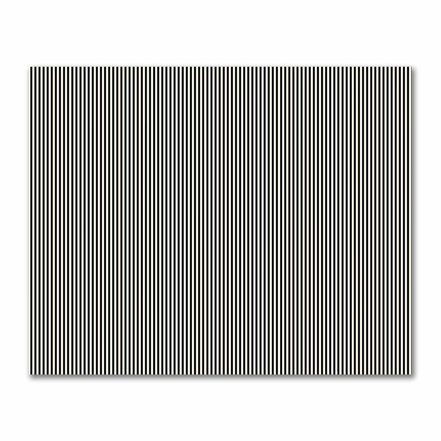 Cotton Sateen Fabric with Thin Black Bars on Pale Cream, FACS-1013-241