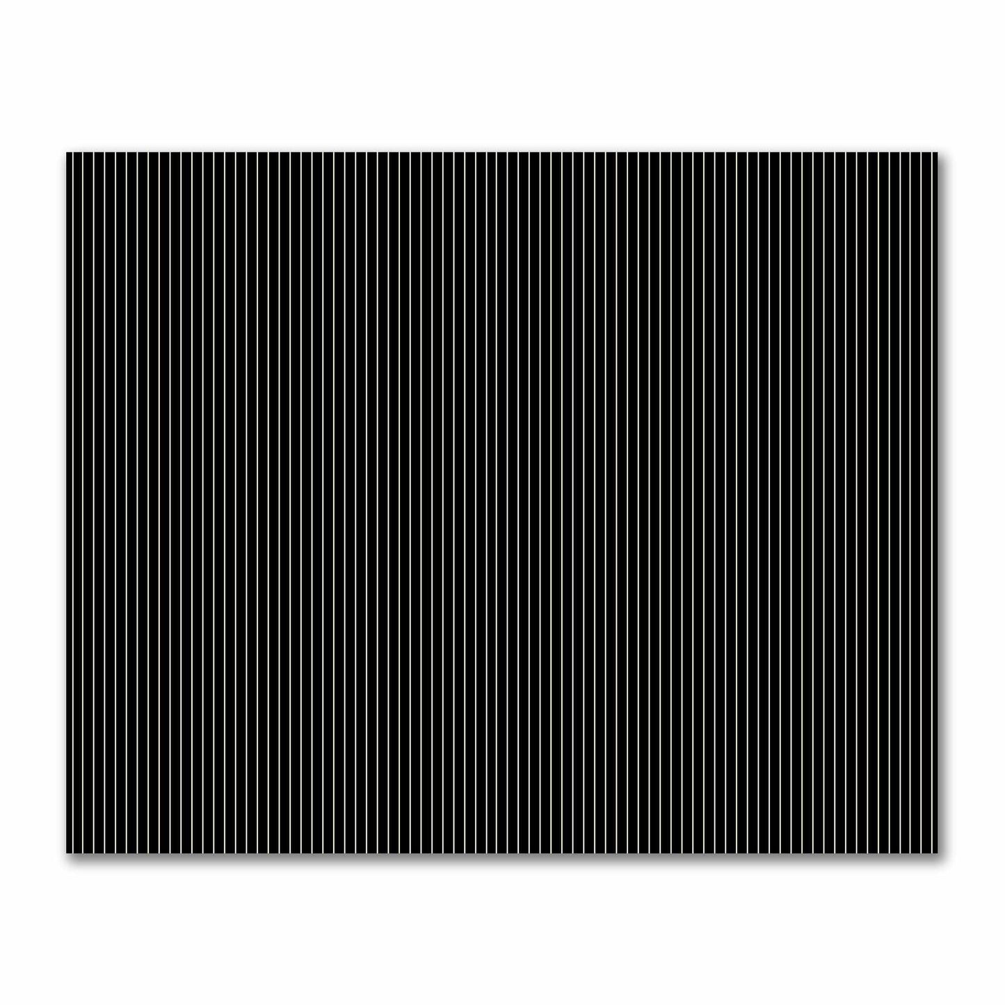 Cotton Sateen Fabric with Fine Beige Stripes on Black, FACS-1015-152