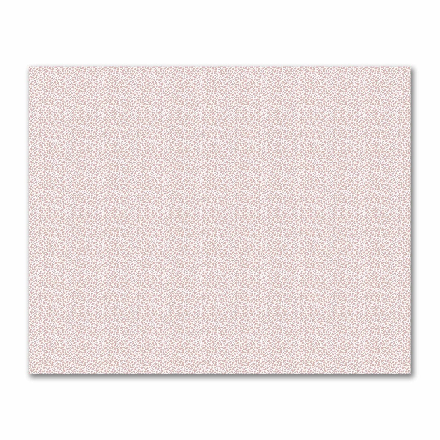 Off-White Cotton Sateen Fabric with Salmon Hand-painted Dab Motif Print | FACS-1139-092