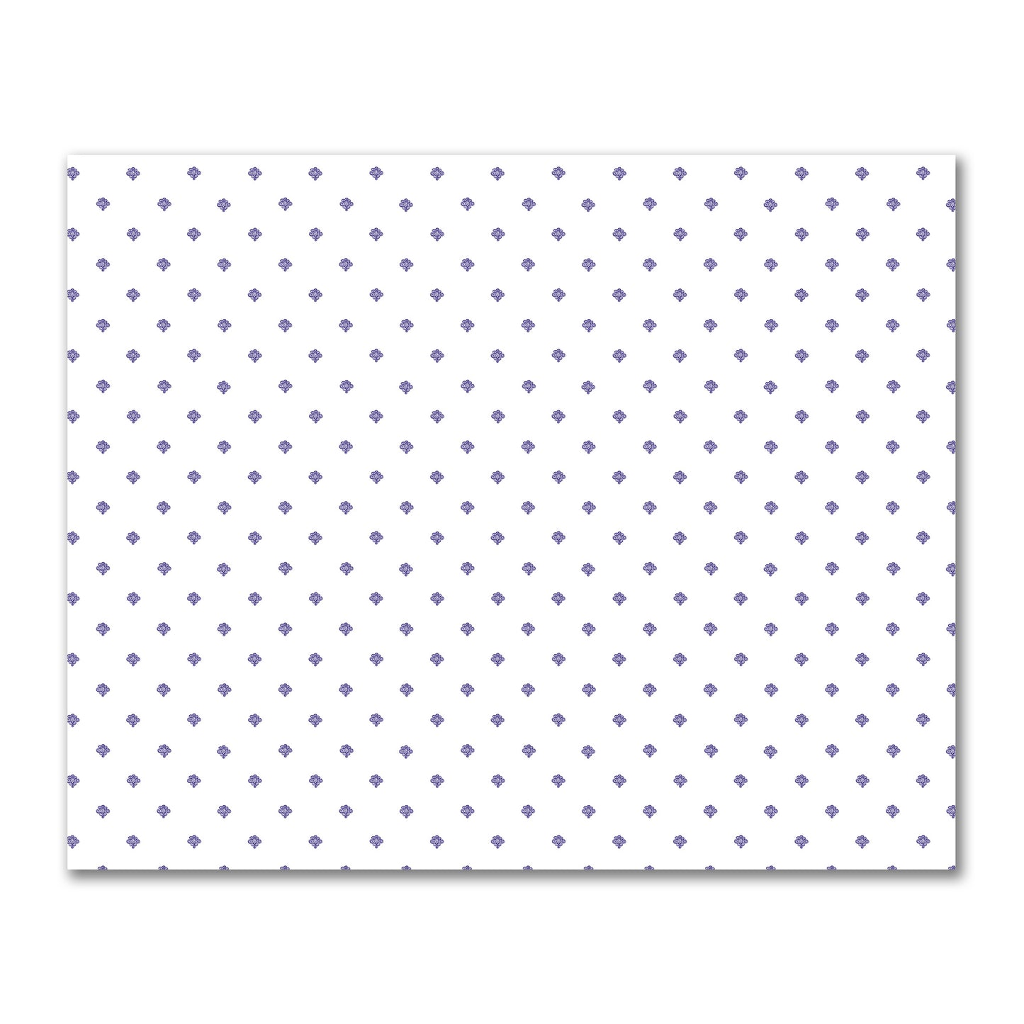 Off-White Cotton Sateen Fabric with Purple Hand-painted Swizzle Motif Print | FACS-1143-171