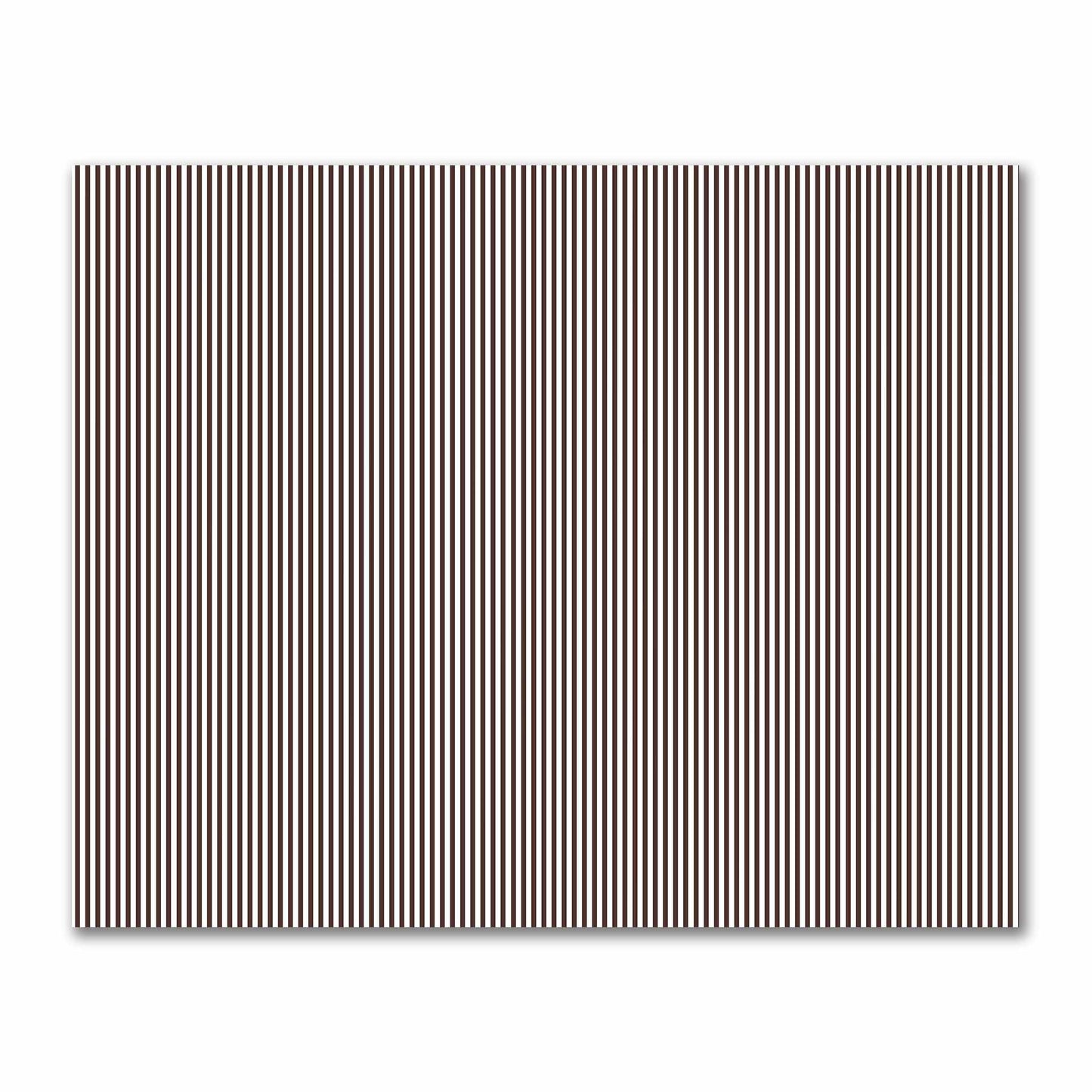 Off-White Cotton Sateen Fabric with Thin Brown Bars, FACS-1161-241