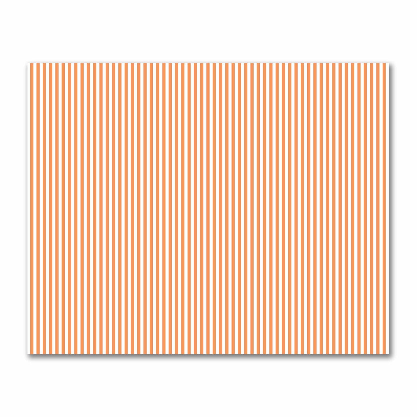 Off-White Cotton Sateen Fabric with Orange Bars, FACS-1181-051