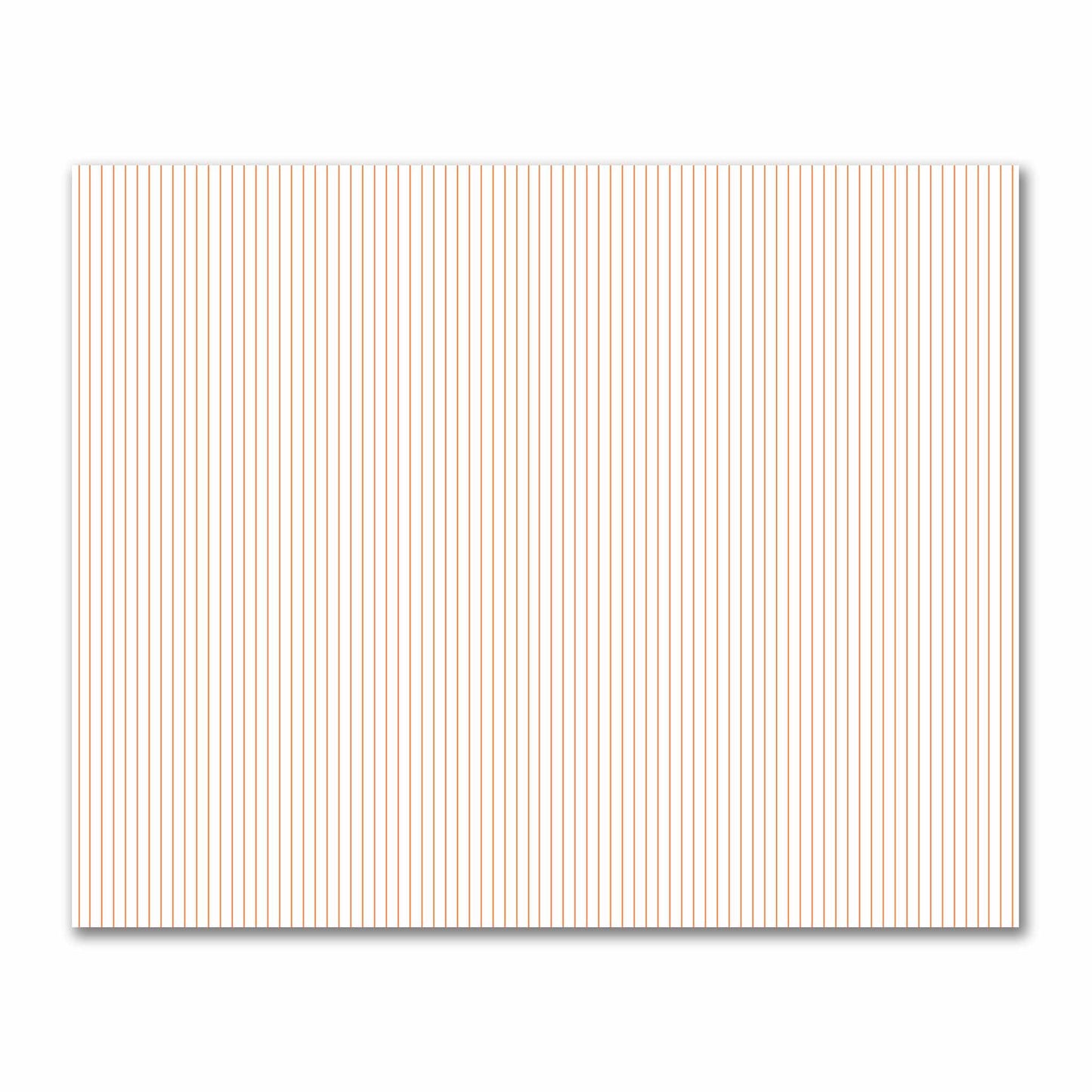 Off-White Cotton Sateen Fabric with Fine Orange Stripes, FACS-1181-151