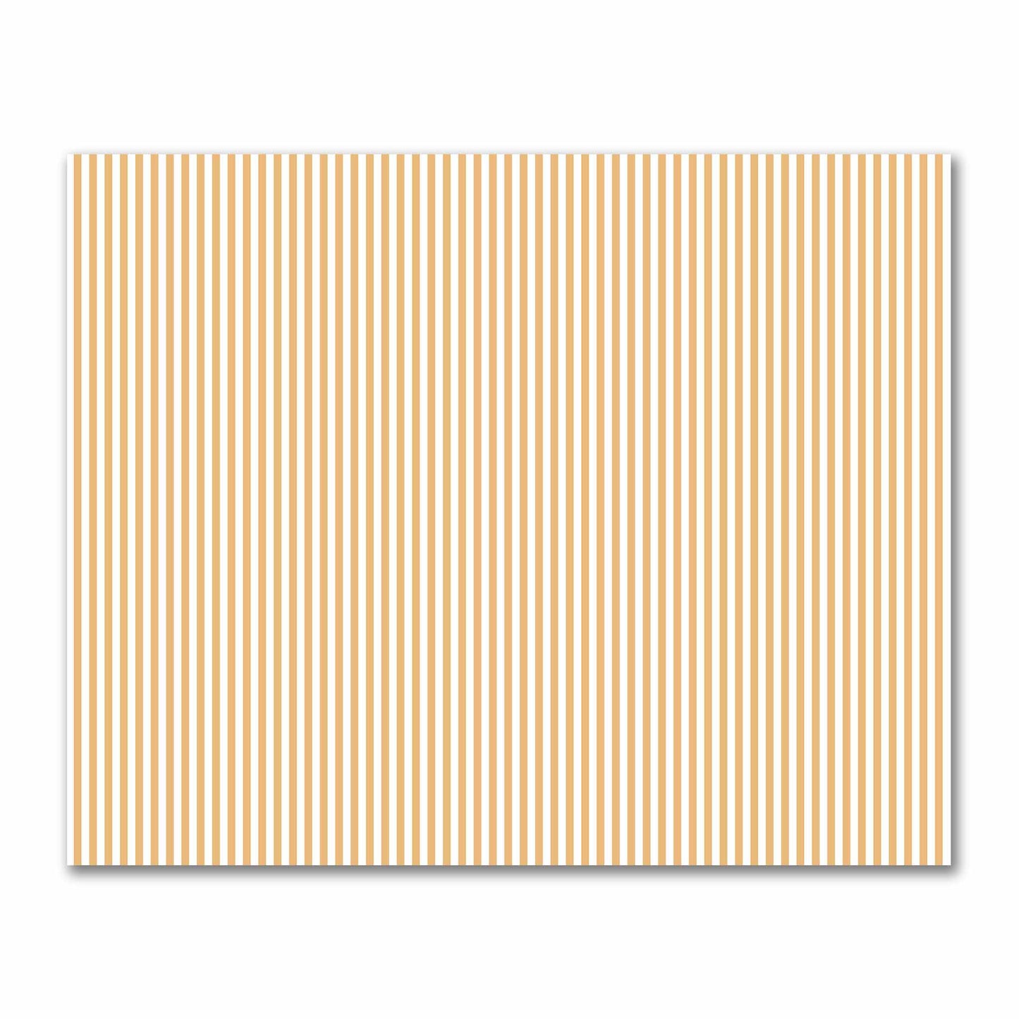 Off-White Cotton Sateen Fabric with Orange Bars, FACS-1232-051