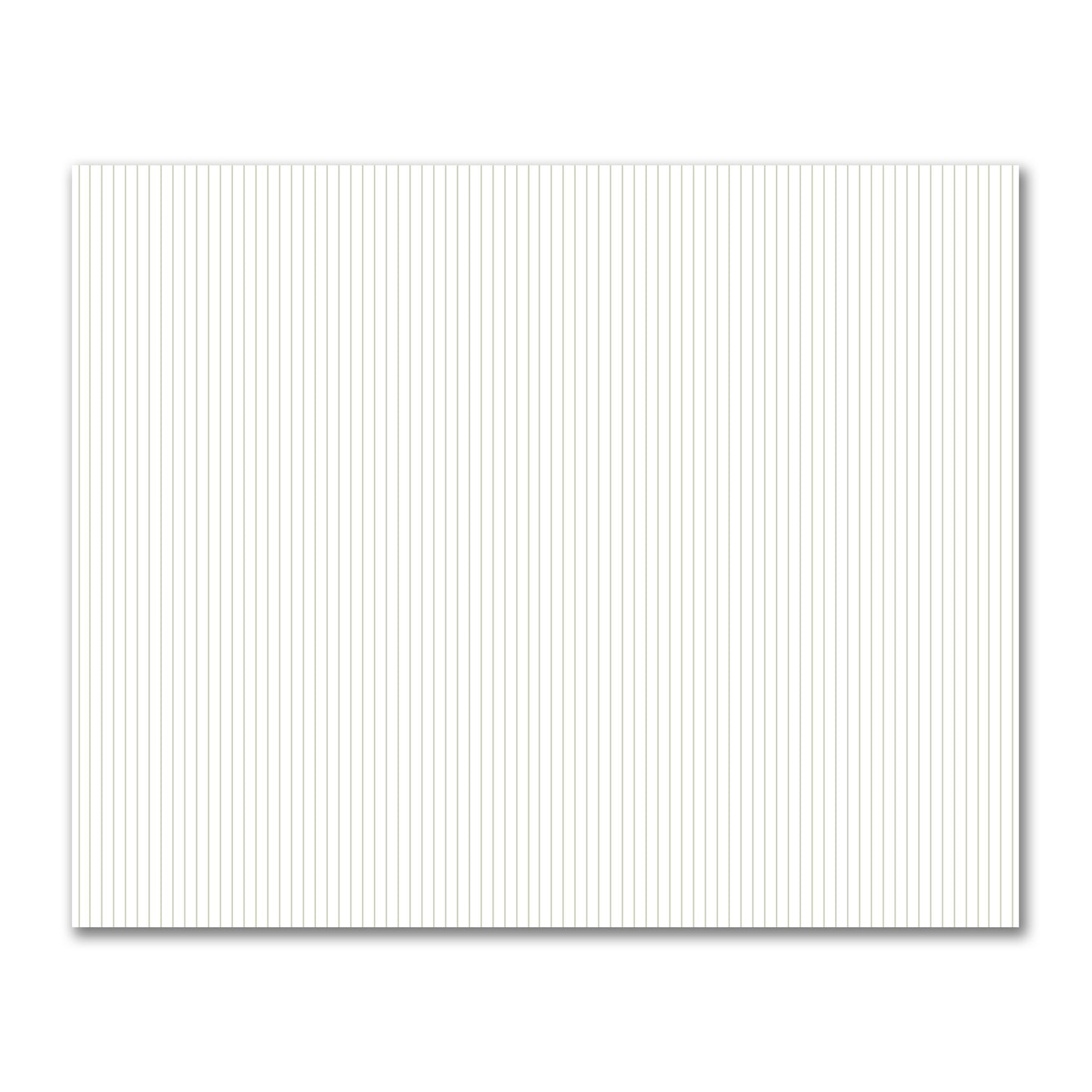 Off-White Cotton Sateen Fabric with Fine Pale Green Stripes, FACS-1241-151