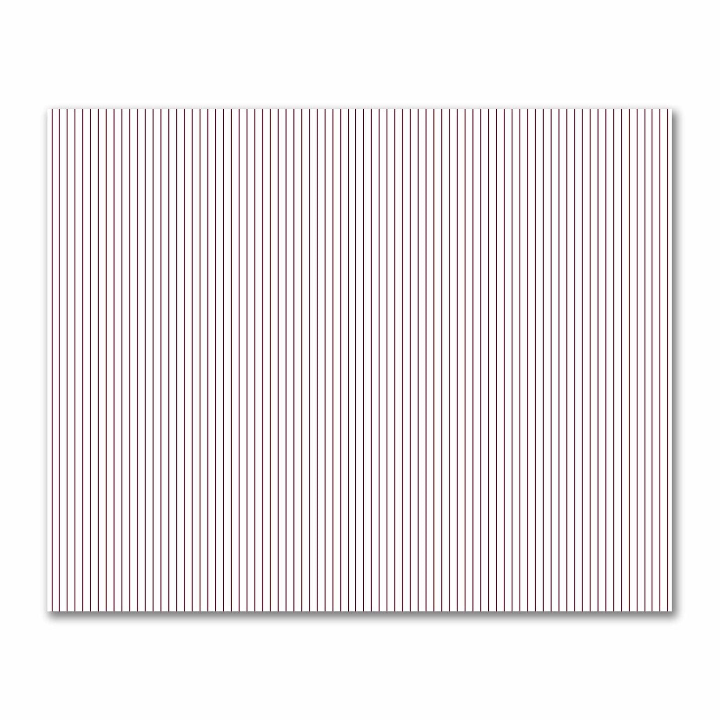 Off-White Cotton Sateen Fabric with Fine Burgundy Red Stripes, FACS-1281-151