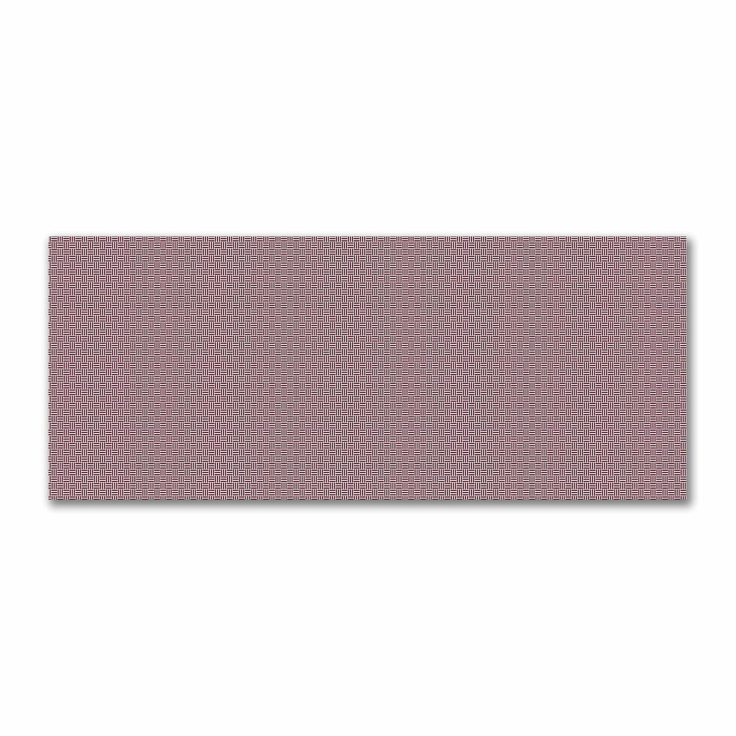 Pale Cream Cotton Sateen Fabric with Burgundy Red Single Weave Motif Print | FACS-1283-142