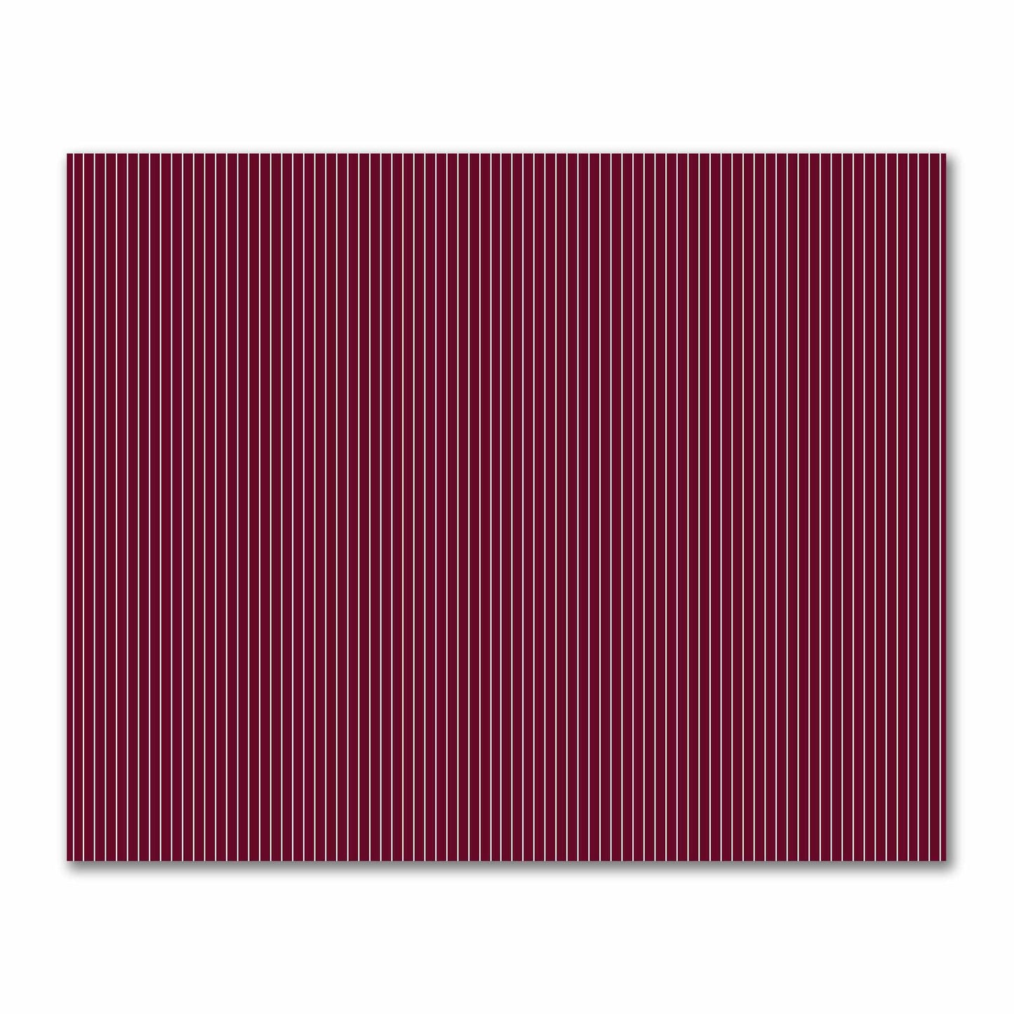 Cotton Sateen Fabric with Fine Pale Cream Stripes on Burgundy Red, FACS-1283-152