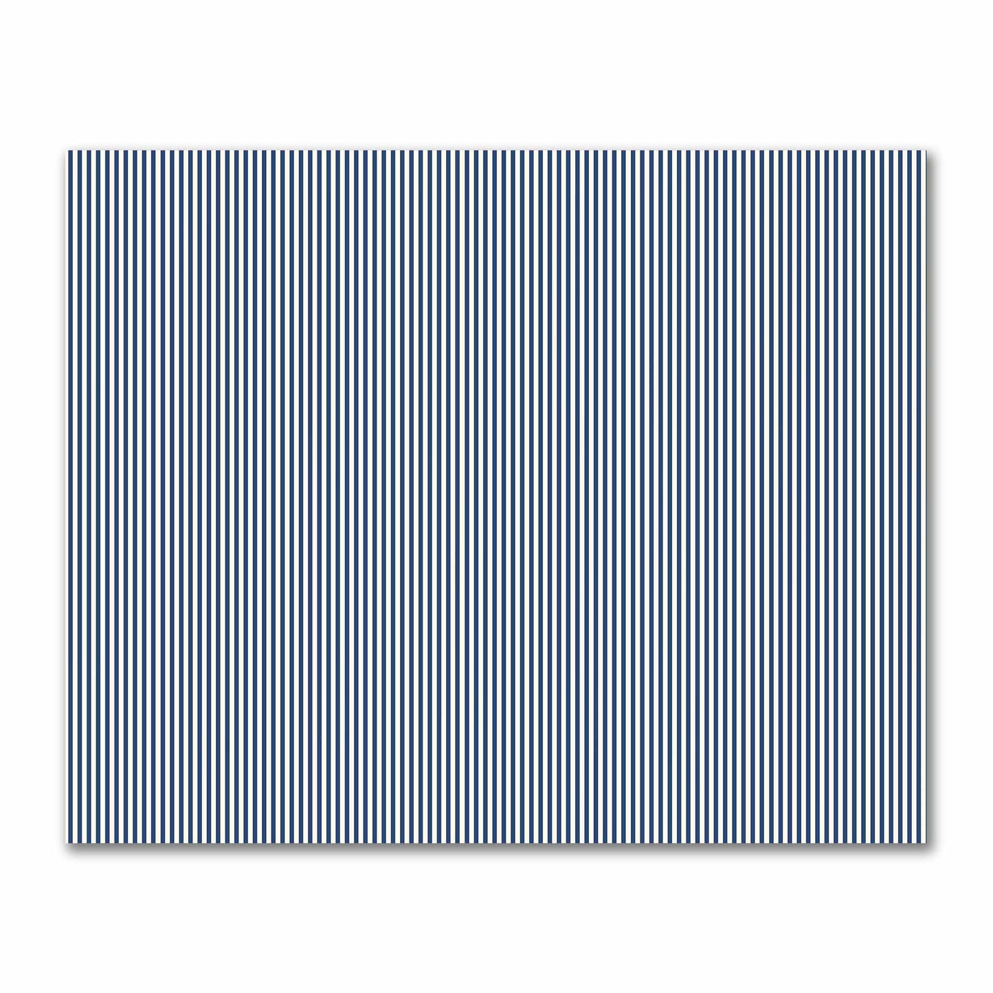 Cotton Sateen Fabric with Thin Royal Blue Bars on Pale Cream, FACS-1293-241