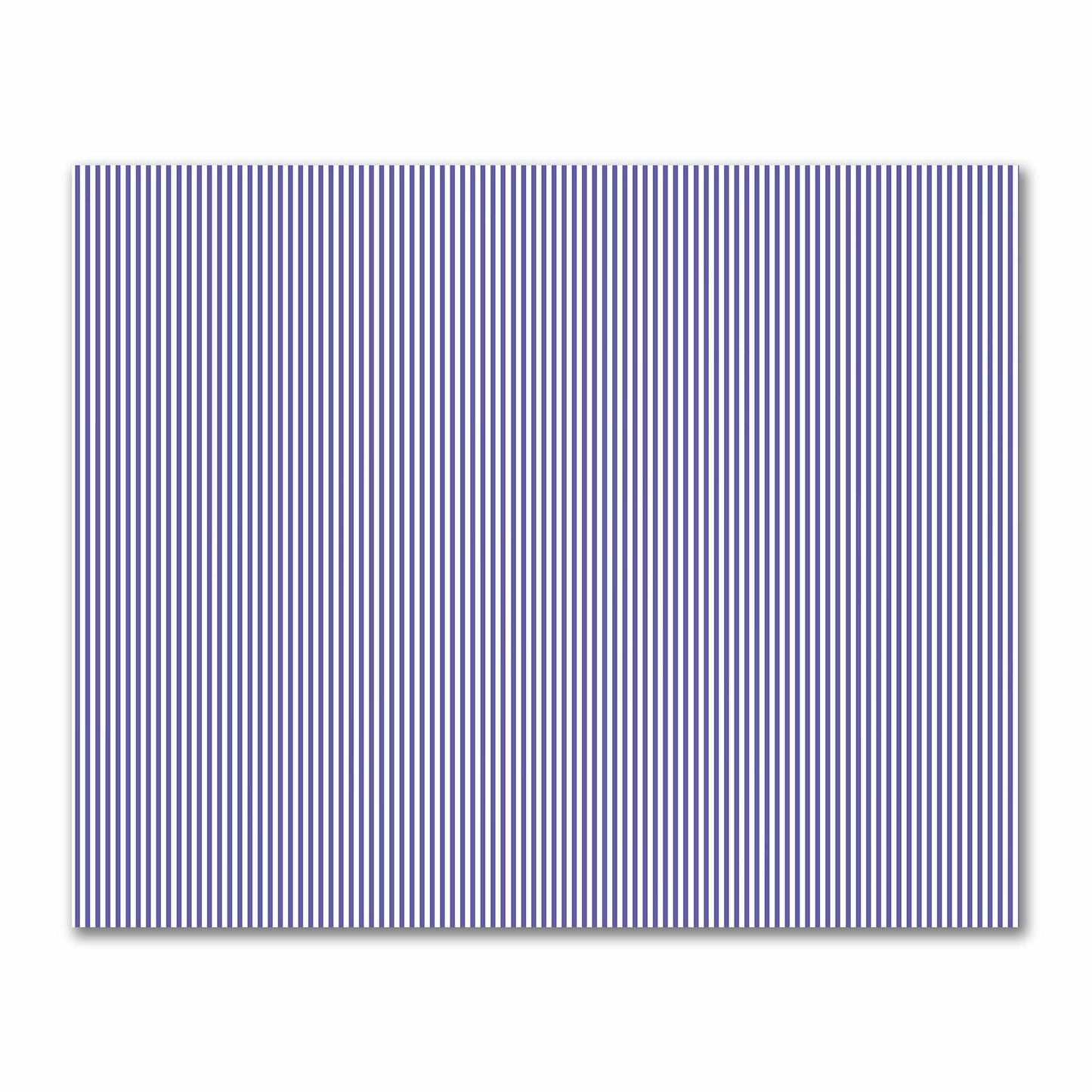 Off-White Cotton Sateen Fabric with Thin Purple Bars, FACS-1300-241