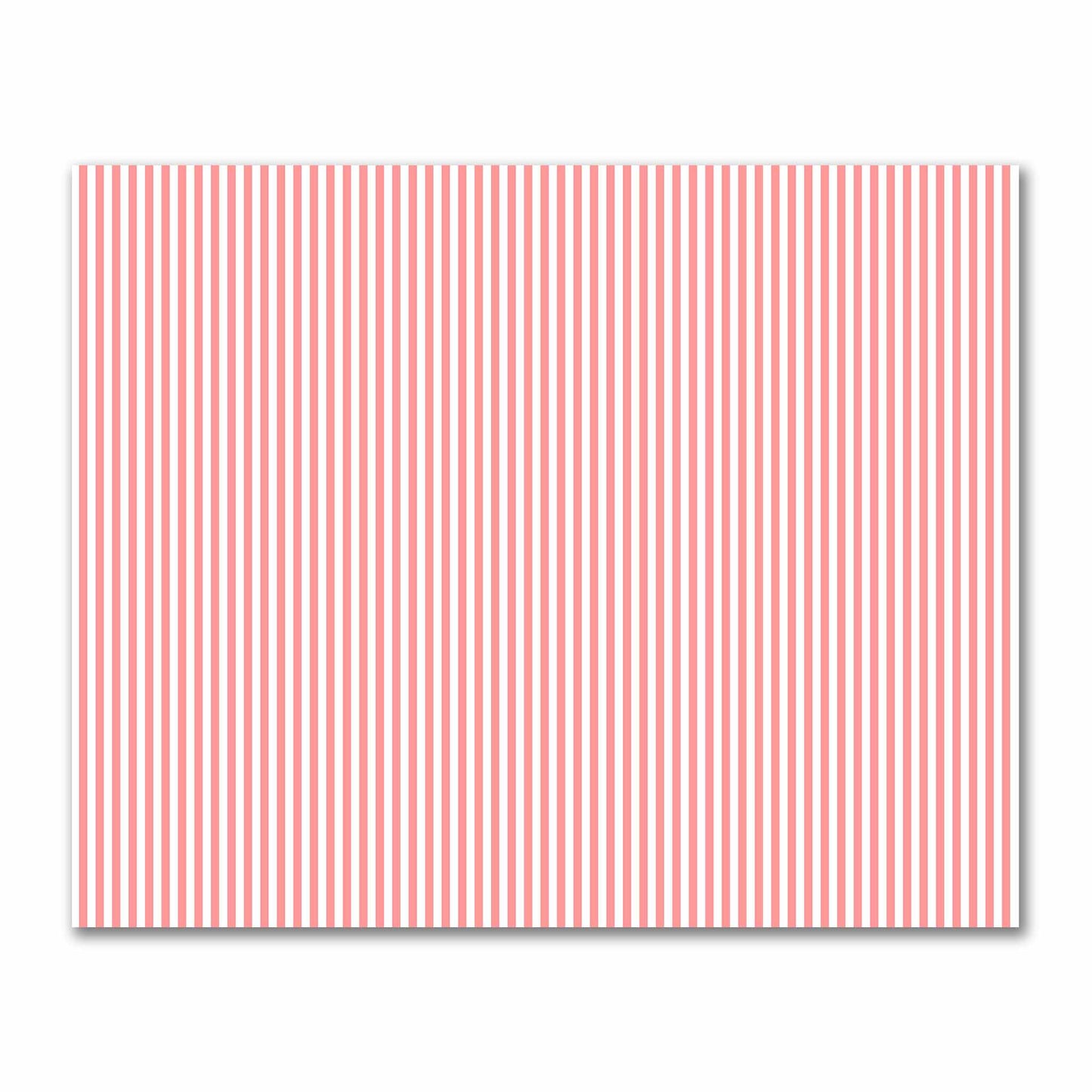 Off-White Cotton Sateen Fabric with Pink Bars, FACS-1340-051