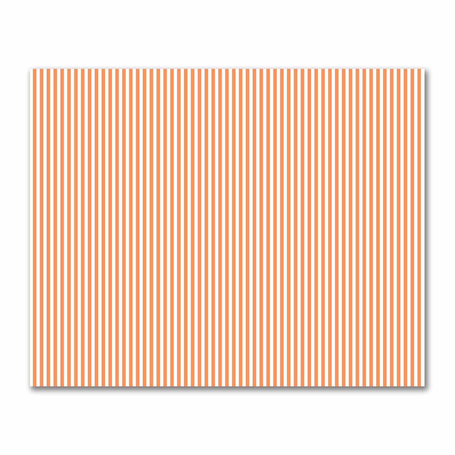 Off-White Cotton Sateen Fabric with Orange Bars, FACS-1380-051
