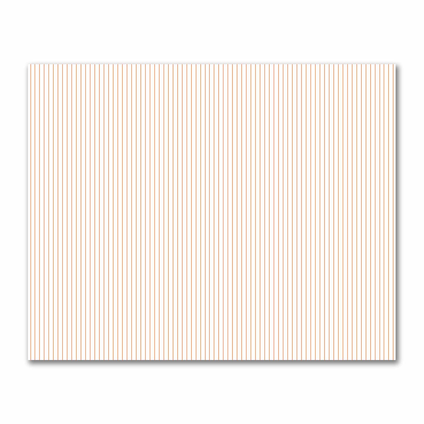 Off-White Cotton Sateen Fabric with Fine Orange Stripes, FACS-1380-151