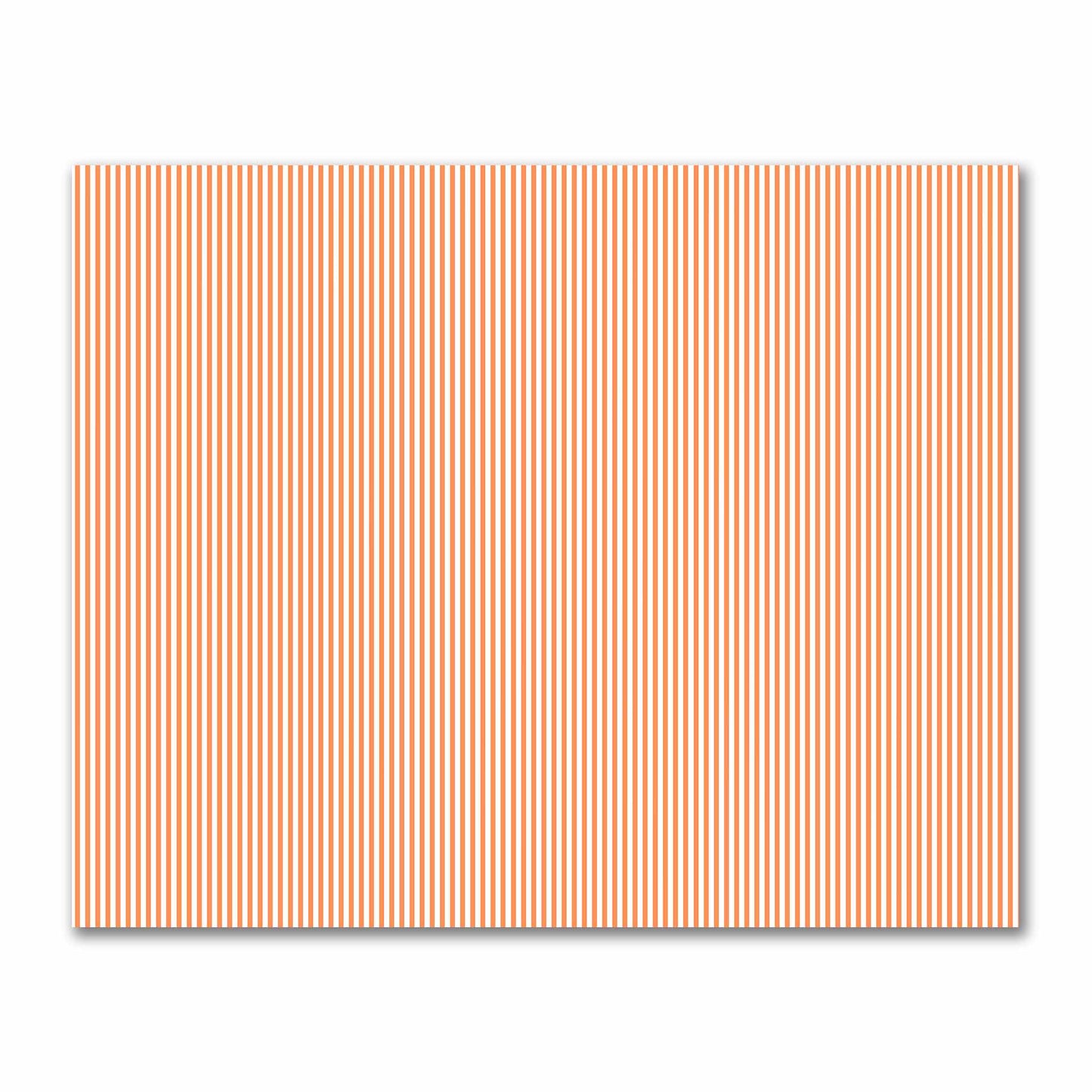 Off-White Cotton Sateen Fabric with Thin Orange Bars, FACS-1380-241