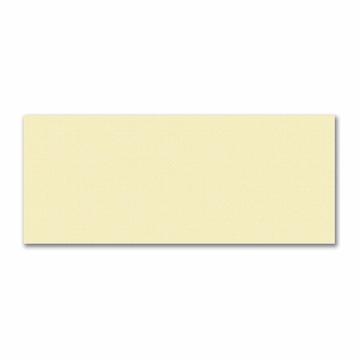 Off-White Cotton Sateen Fabric with Yellow Double Weave Motif Print | FACS-1381-144