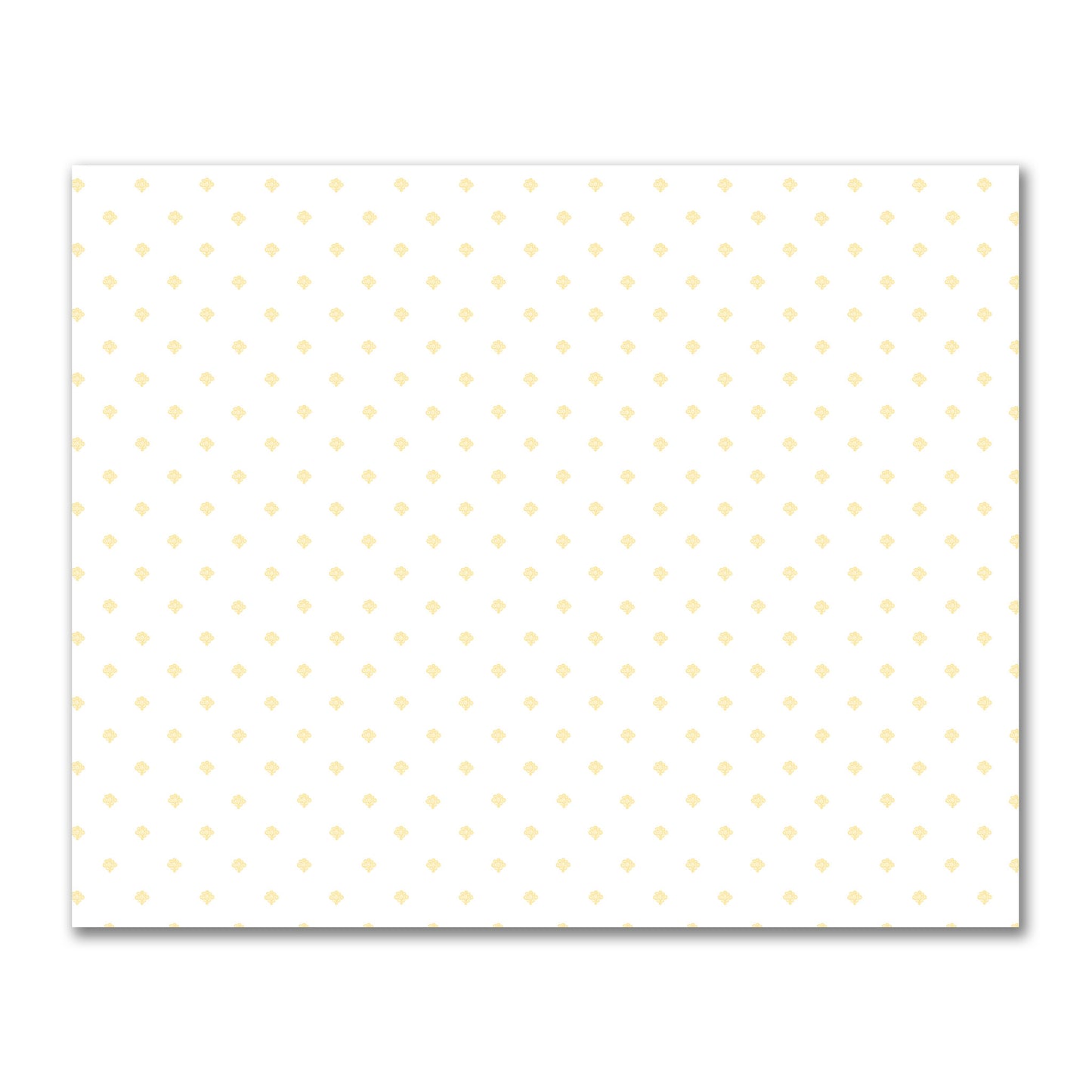 Off-White Cotton Sateen Fabric with Yellow Hand-painted Swizzle Motif Print | FACS-1381-171