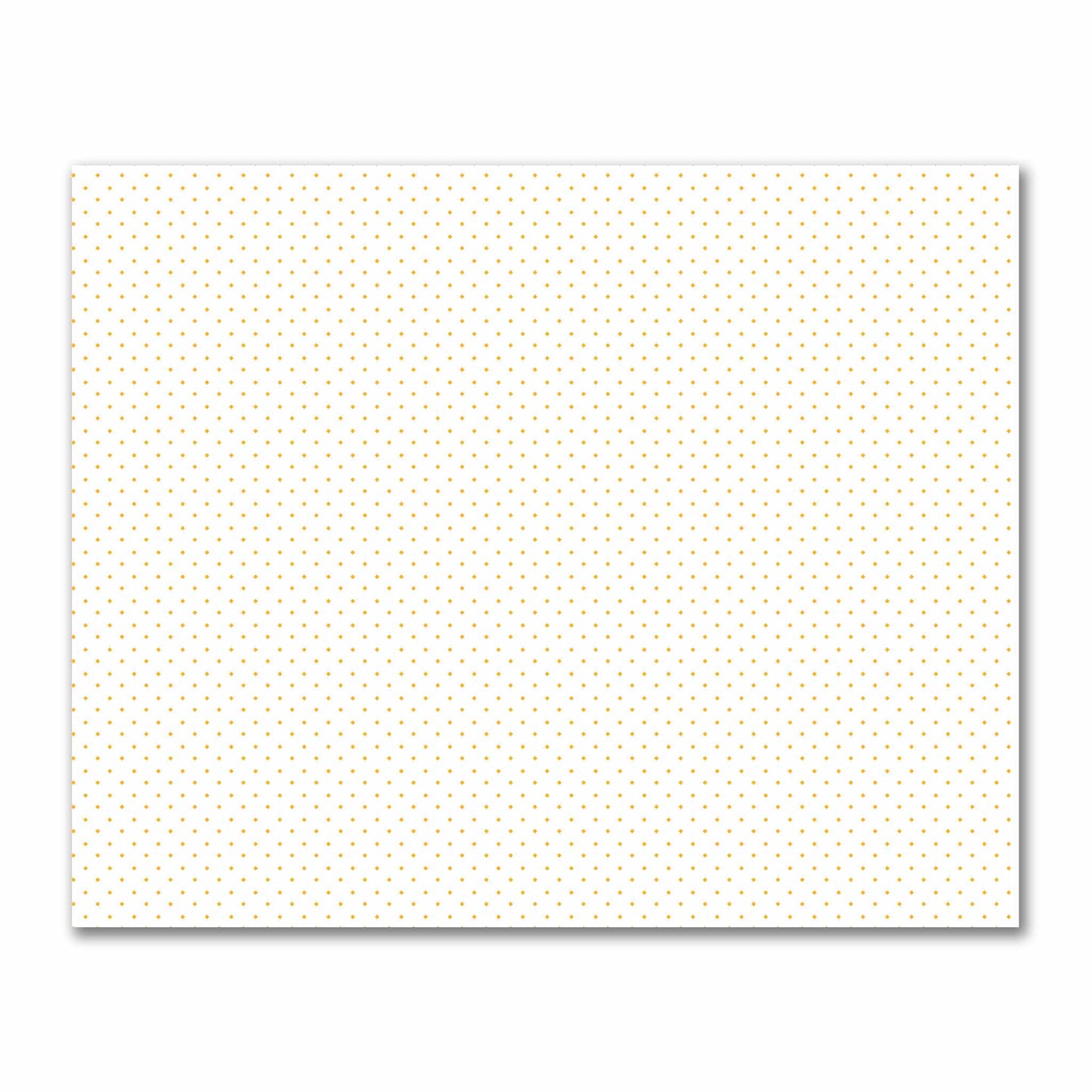 Off-White Cotton Sateen Fabric with Yellow-Orange Diamonds, FACS-1390-101