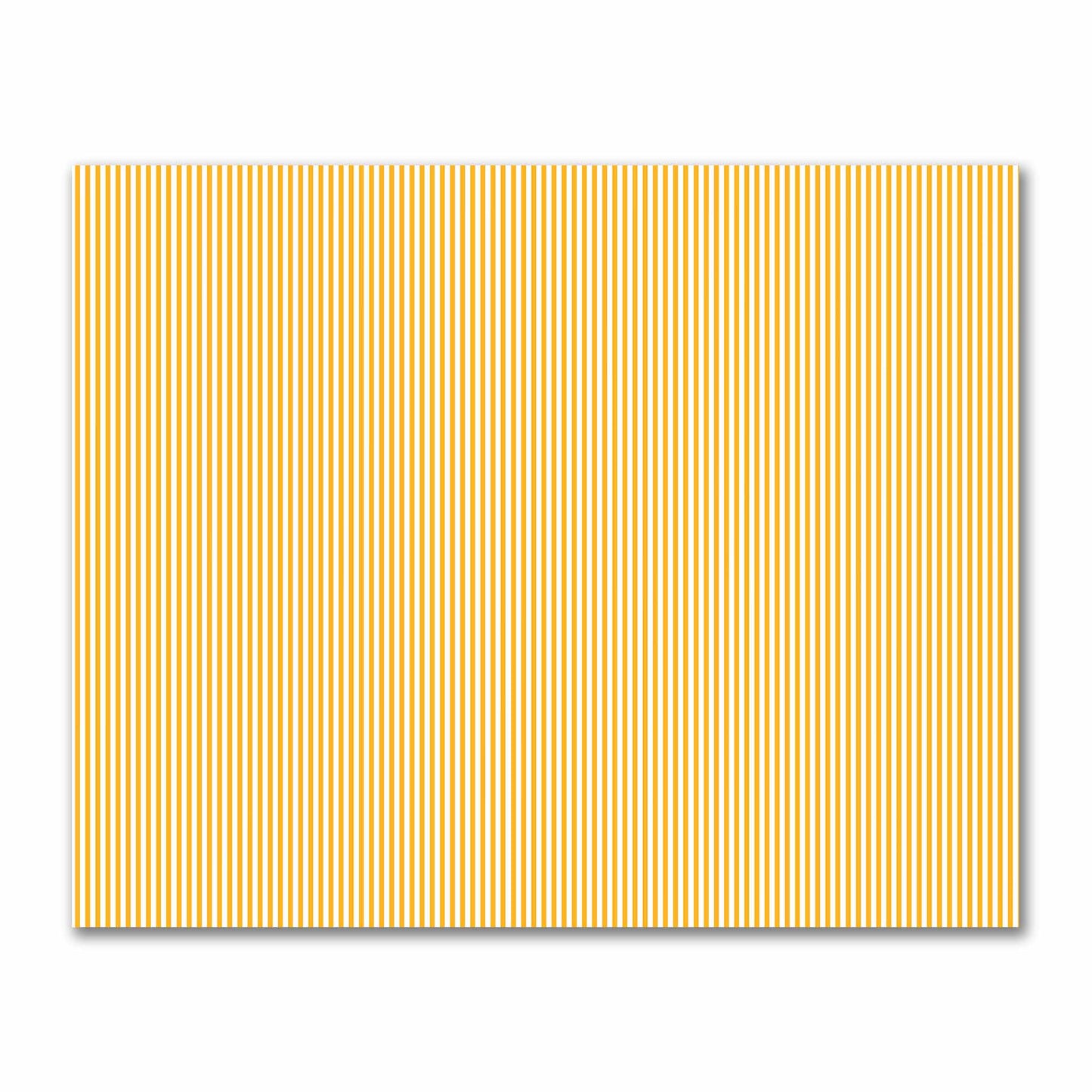 Off-White Cotton Sateen Fabric with Thin Yellow-Orange Bars, FACS-1390-241
