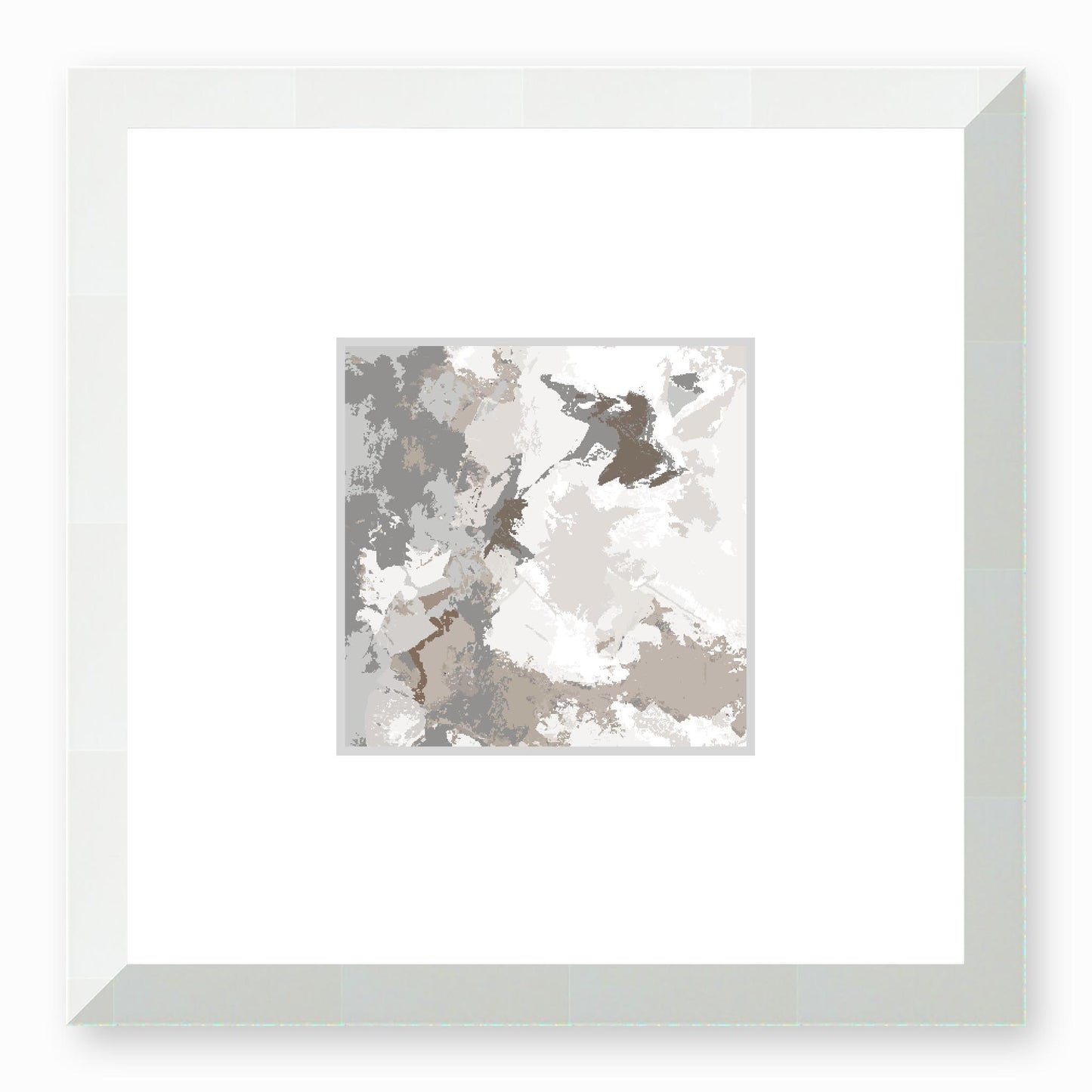 Framed Graphic Art Print, Faux Mat - 12x12 inches | FMS-1171-7691, Prints, Graphic art, White Frame, 30 x 30 cm ,12 x 12 inches