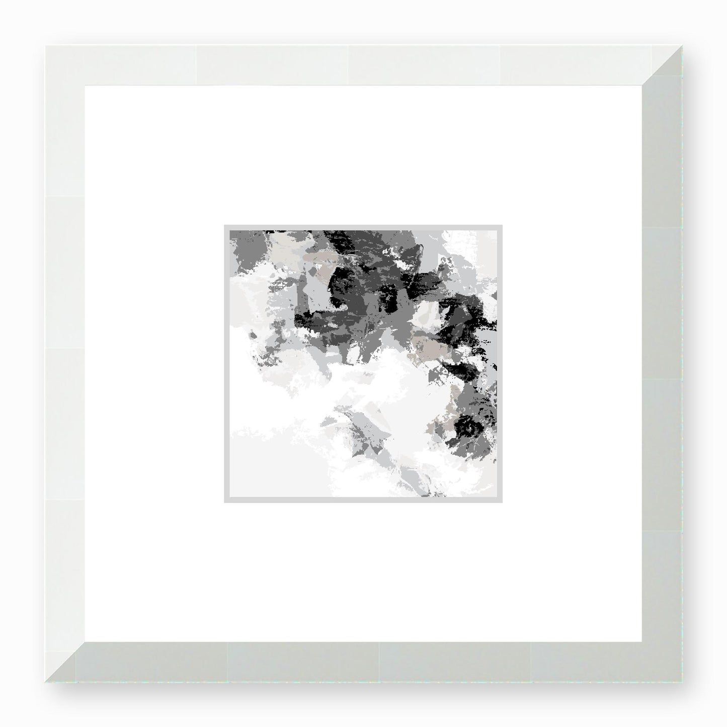 Framed Graphic Art Print, Faux Mat - 12x12 inches | FMS-1200-7693, Prints, Graphic art, White Frame, 30 x 30 cm ,12 x 12 inches