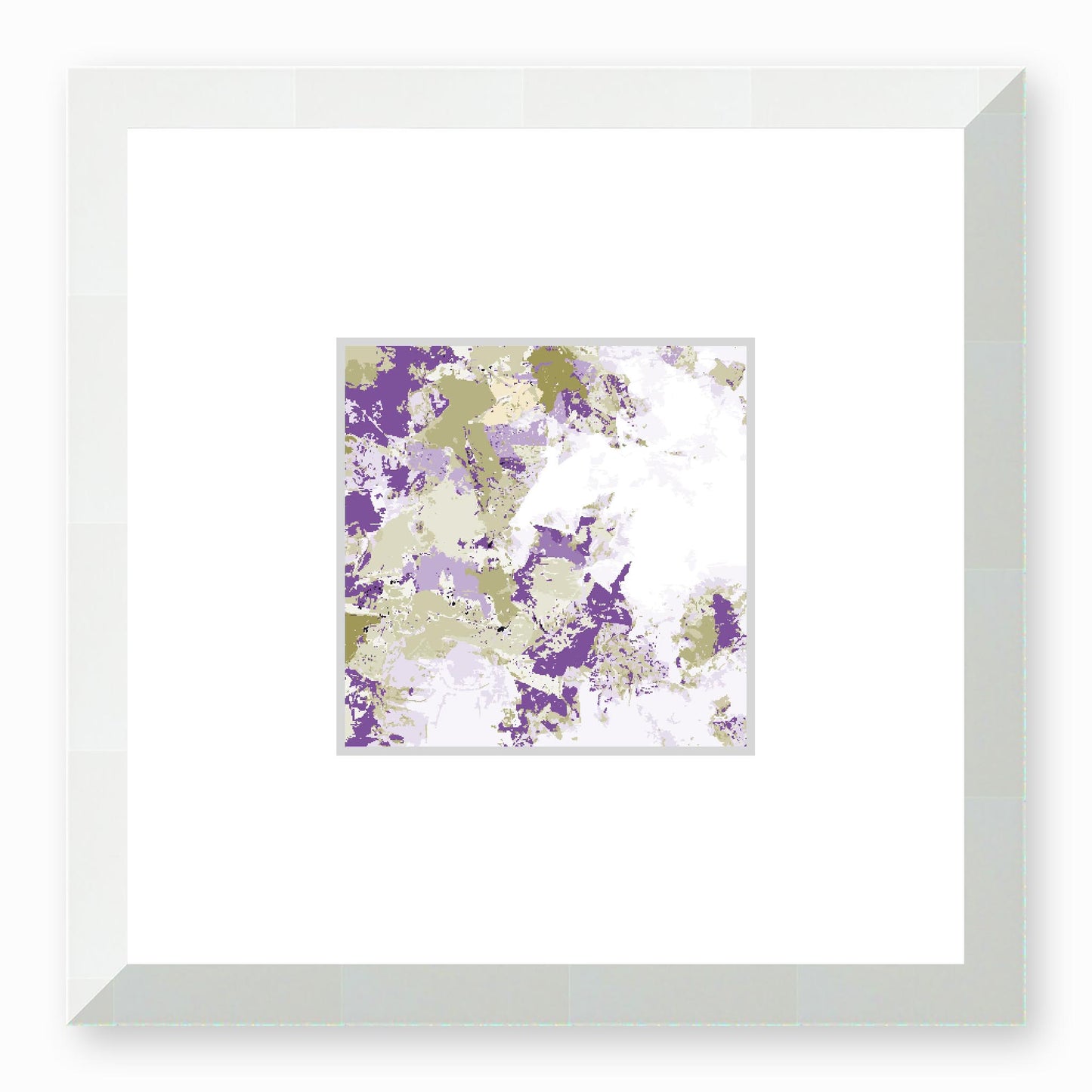 Framed Graphic Art Print, Faux Mat - 12x12 inches | FMS-1250-7695, Prints, Graphic art, White Frame, 30 x 30 cm ,12 x 12 inches