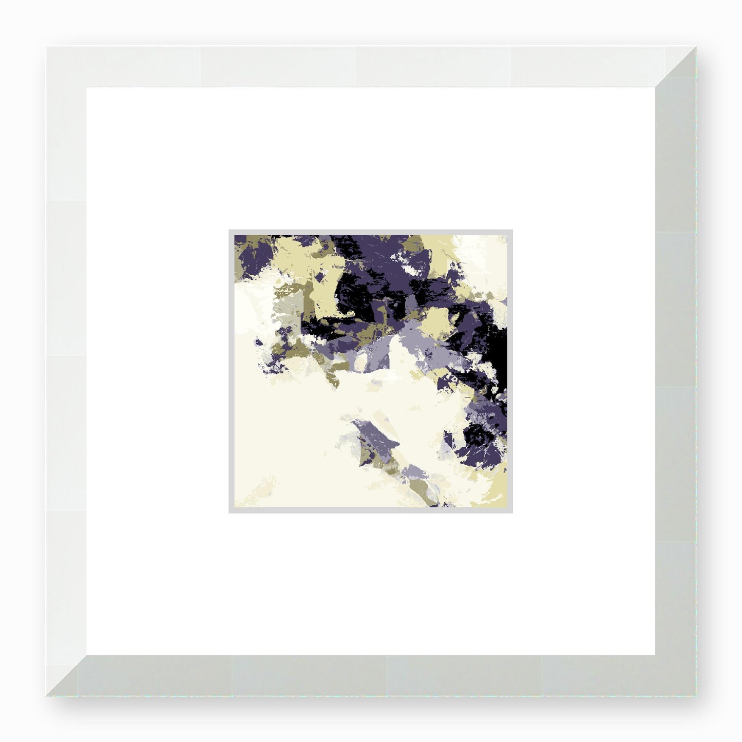Framed Graphic Art Print, Faux Mat - 12x12 inches | FMS-1261-7693, Prints, Graphic art, White Frame, 30 x 30 cm ,12 x 12 inches