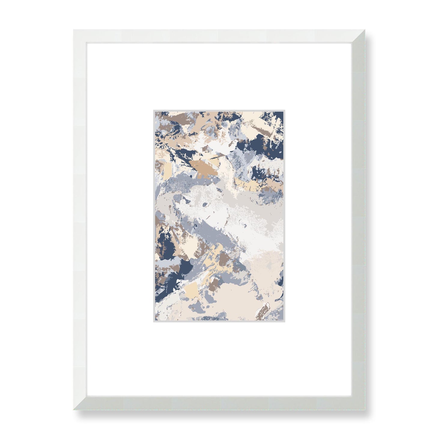 Framed Graphic Art Print, Faux Mat - 18x24 inches | FMV-1163-7689, Prints, Graphic art, White Frame, 45 x 60 cm ,18 x 24 inches