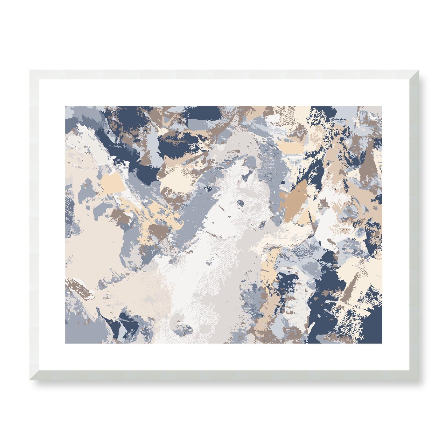 Framed Graphic Art Print, White Mat - 12x10 16x13 20x16 28x22 inches | FPH-1163-7689, Prints, Graphic art, White Frame, 71 x 56 cm ,28 x 22 inches