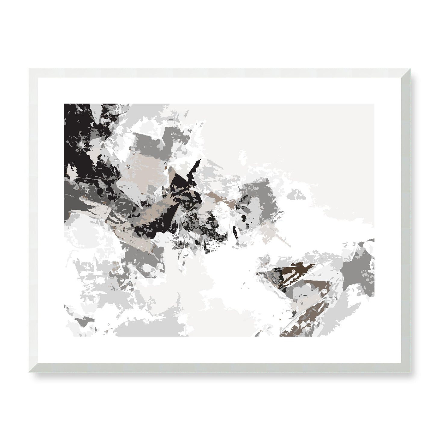 Framed Graphic Art Print, White Mat - 12x10 16x13 20x16 28x22 inches | FPH-1171-7694, Prints, Graphic art, White Frame, 71 x 56 cm ,28 x 22 inches