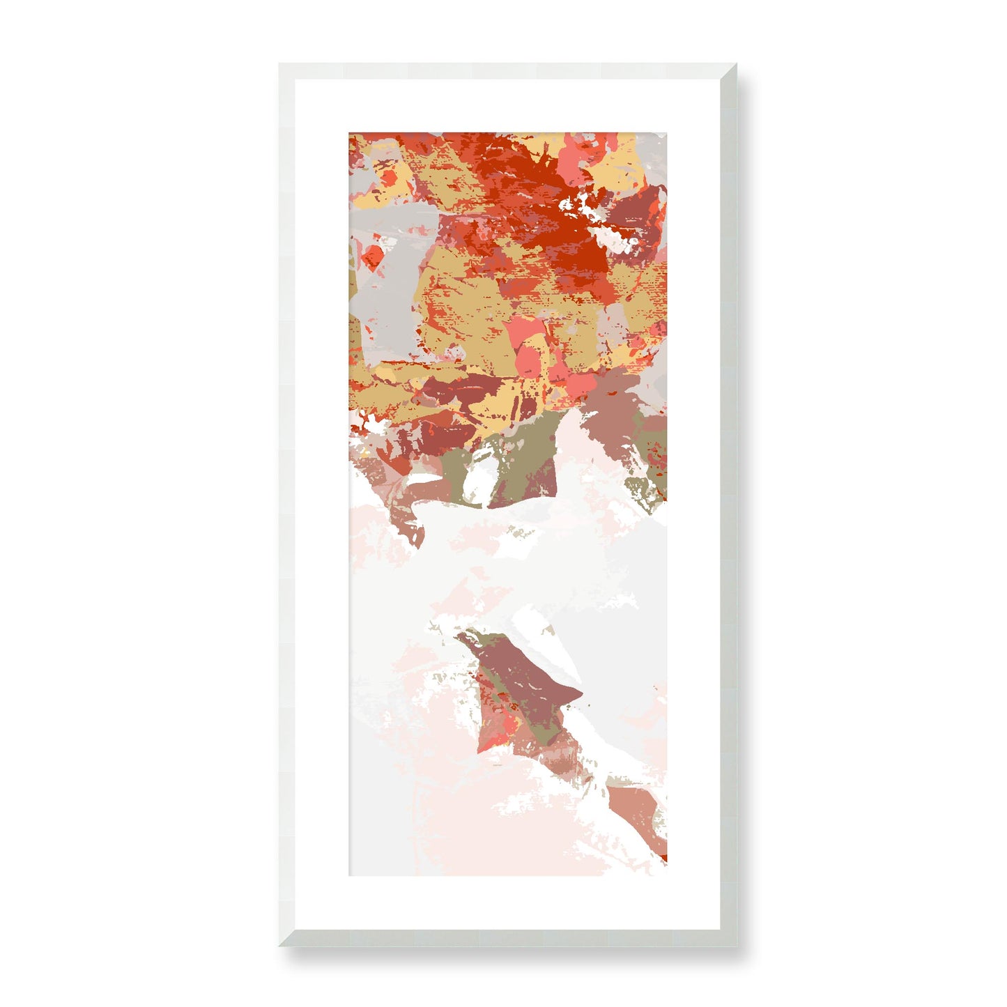 Framed Graphic Art Print, White Mat - 16x33 inches | FP-1130-7693, Prints, Graphic art, White Frame, 41 x 81 cm ,16 x 32 inches