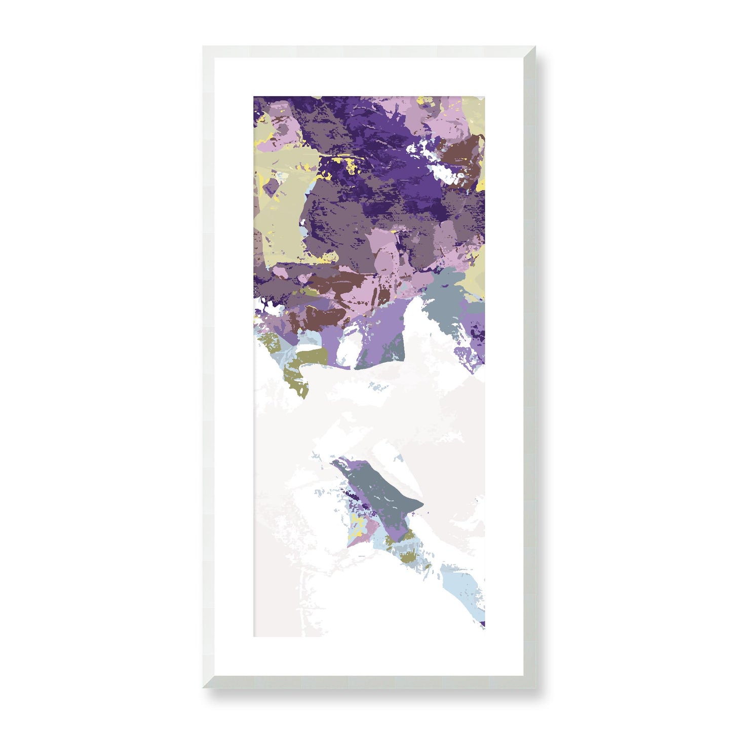 Framed Graphic Art Print, White Mat - 16x33 inches | FP-1140-7693, Prints, Graphic art, White Frame, 41 x 81 cm ,16 x 32 inches