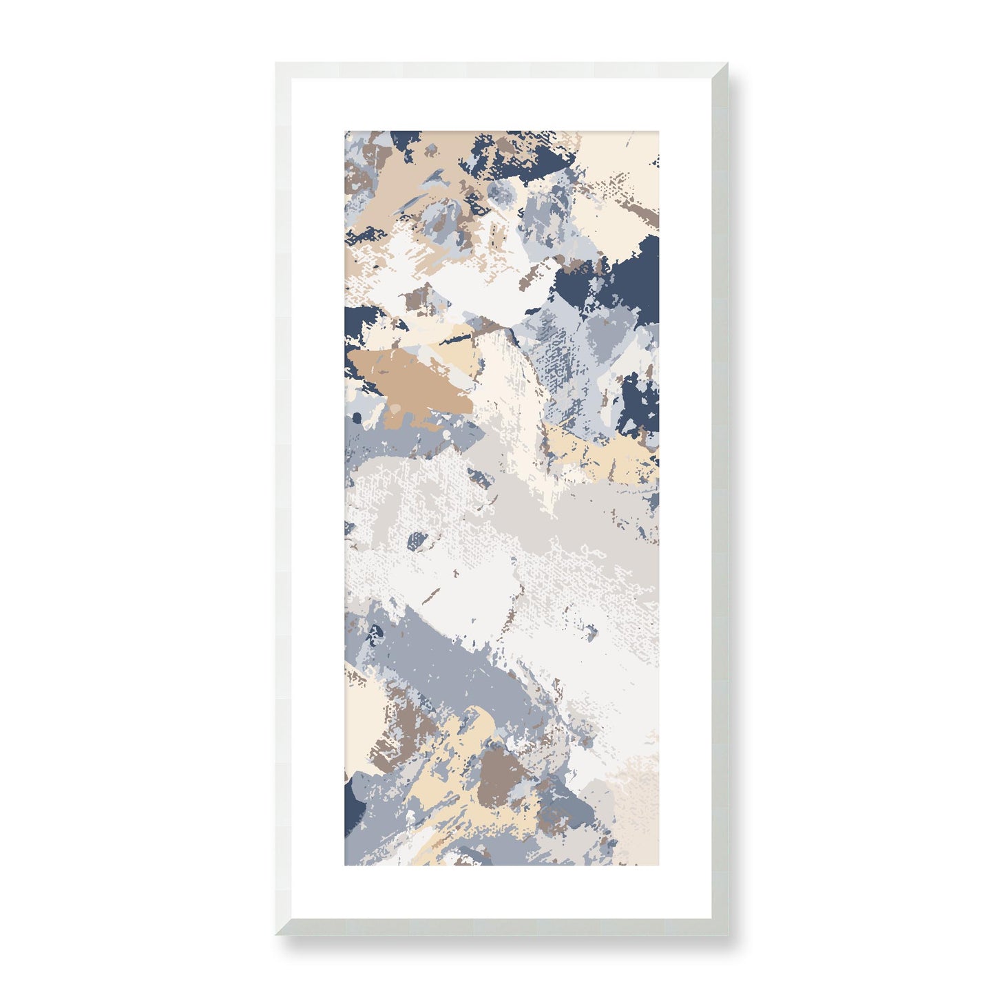 Framed Graphic Art Print, White Mat - 16x33 inches | FP-1163-7689, Prints, Graphic art, White Frame, 41 x 81 cm ,16 x 32 inches