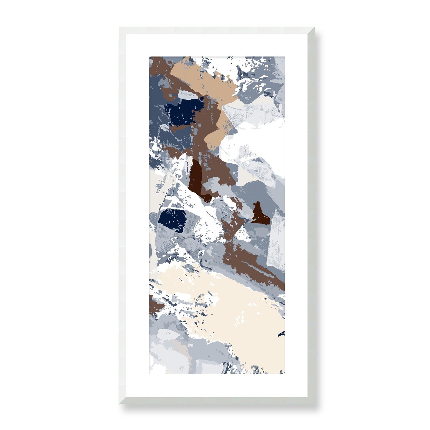 Framed Graphic Art Print, White Mat - 16x33 inches | FP-1162-7690, Prints, Graphic art, White Frame, 41 x 81 cm ,16 x 32 inches
