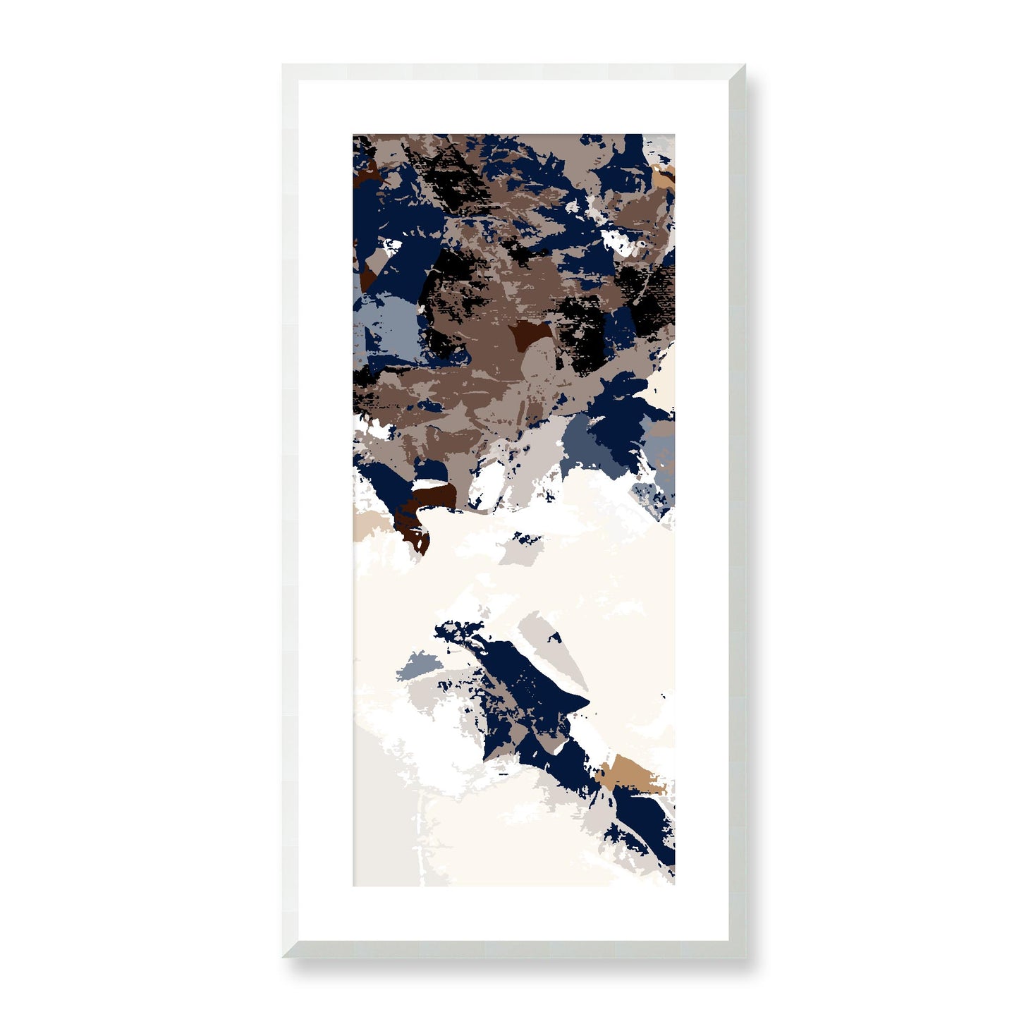Framed Graphic Art Print, White Mat - 16x33 inches | FP-1161-7693, Prints, Graphic art, White Frame, 41 x 81 cm ,16 x 32 inches
